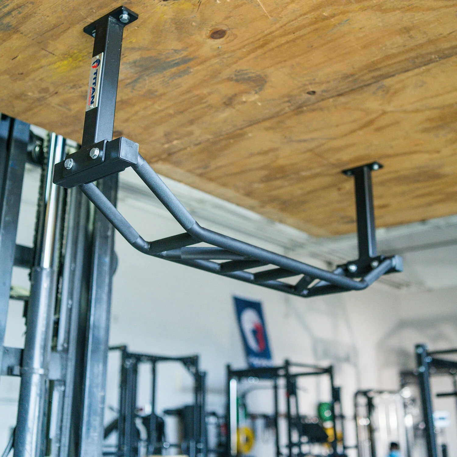 Scratch and Dent - Ceiling Mounted Multi-Grip Pull-Up Bar - FINAL SALE - Image 2