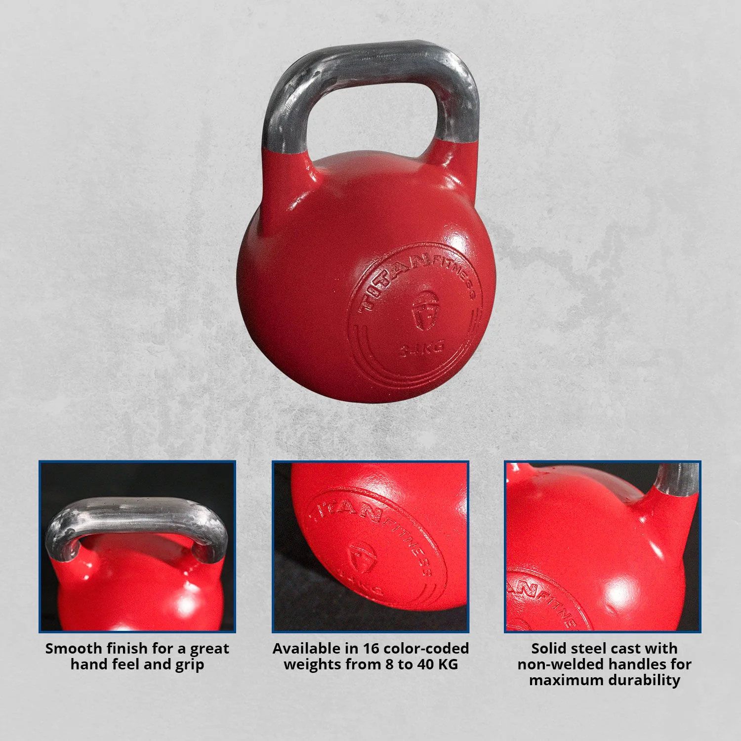 Scratch and Dent - Competition Style Kettlebell - 34 KG - FINAL SALE - Image 2
