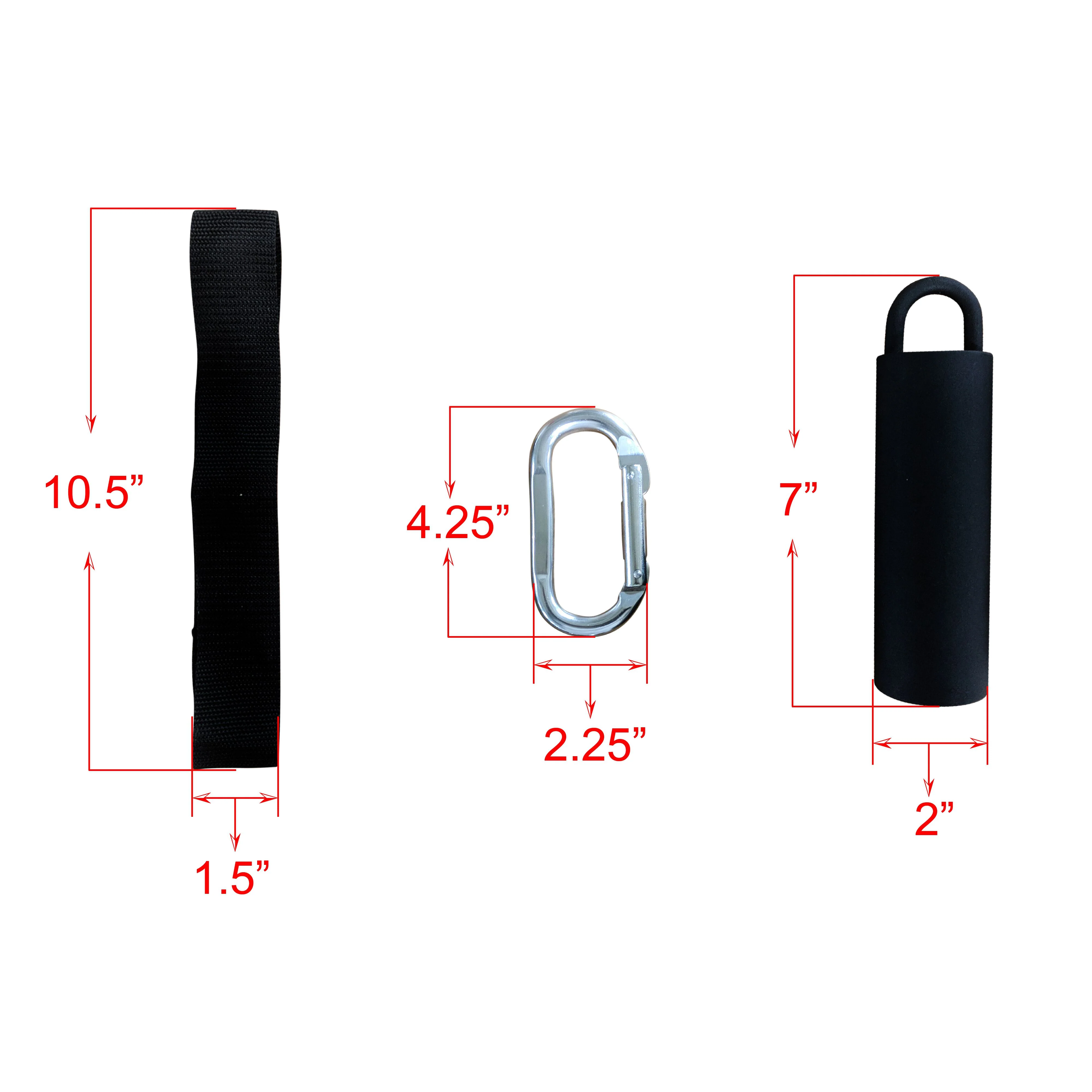 Scratch and Dent, Cylinder Grip Tubes w/ Strap & Carabiner - Image 4