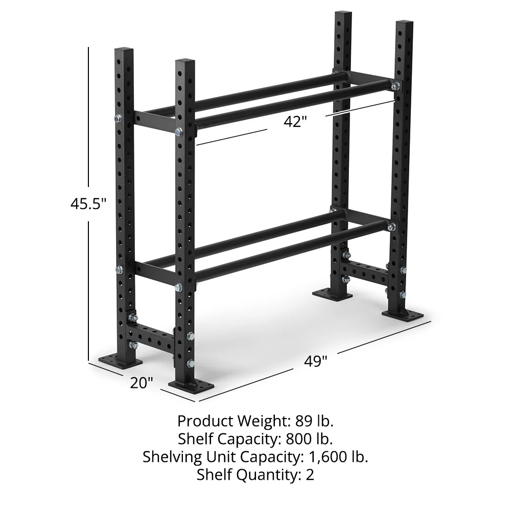 Elite Series Mass Storage System with Bumper Plate & Medicine Ball Shelves - Image 10