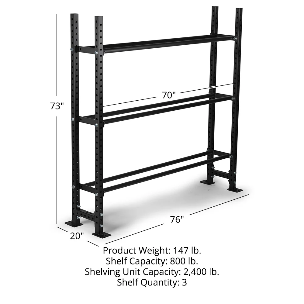 Elite Series Mass Storage System with Bumper Plate & Medicine Ball Shelves - Image 40