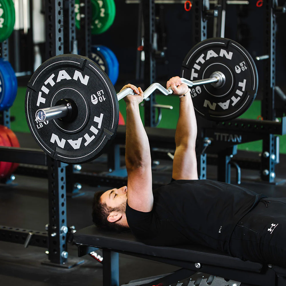 Scratch and Dent, Elite Series Rackable EZ Curl Bar - Image 4