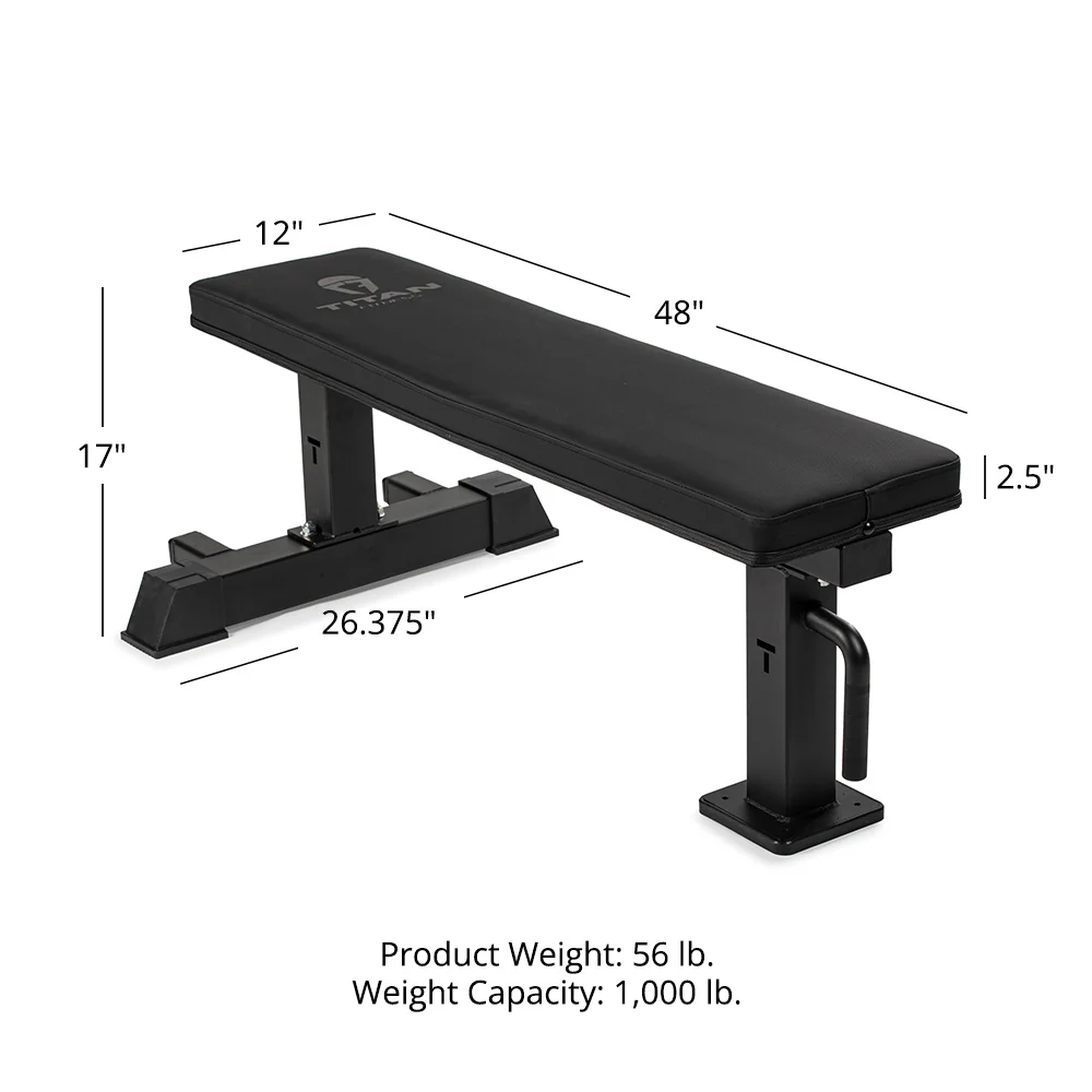 Elite Series Single Post Flat Bench - Image 12