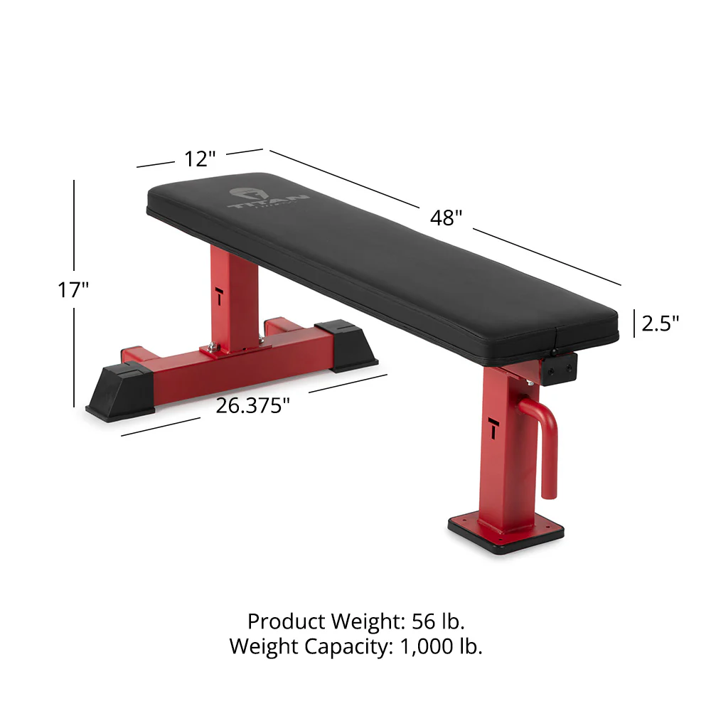 Elite Series Single Post Flat Bench - Image 24