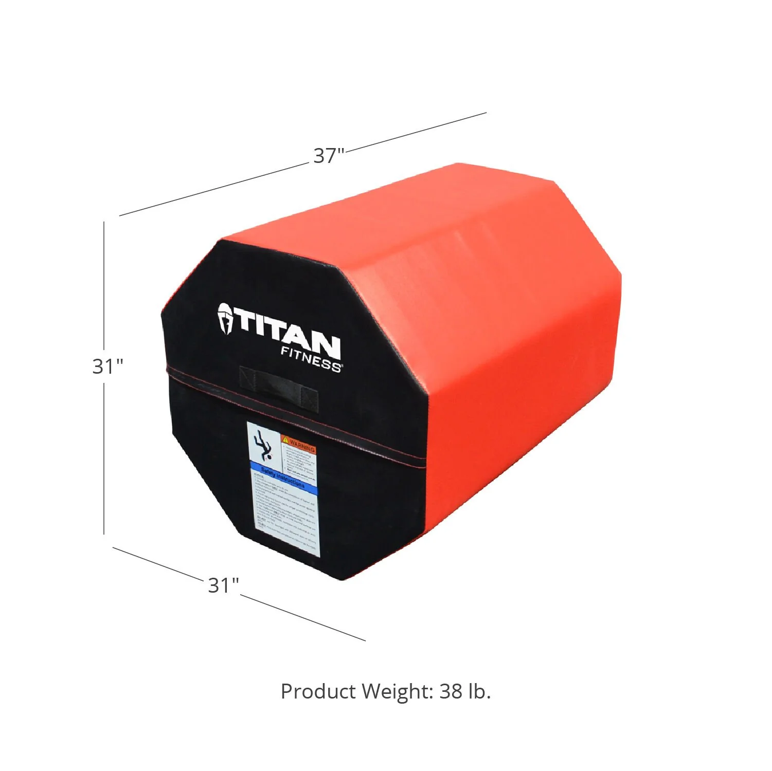 Scratch and Dent, Junior Gymnastic Large Octagon Style Tumbler Trainer - Image 2