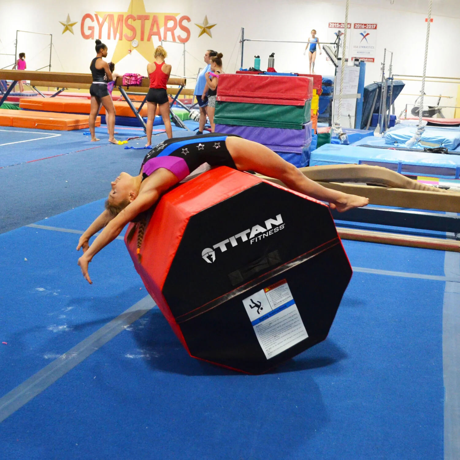 Scratch and Dent - Junior Gymnastic Large Octagon Style Tumbler Trainer - FINAL SALE - Image 2