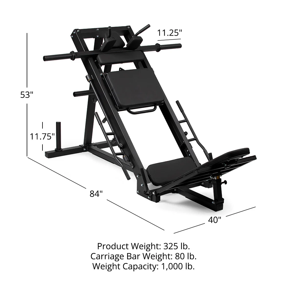 Scratch and Dent, Leg Press Hack Squat Machine - Image 14