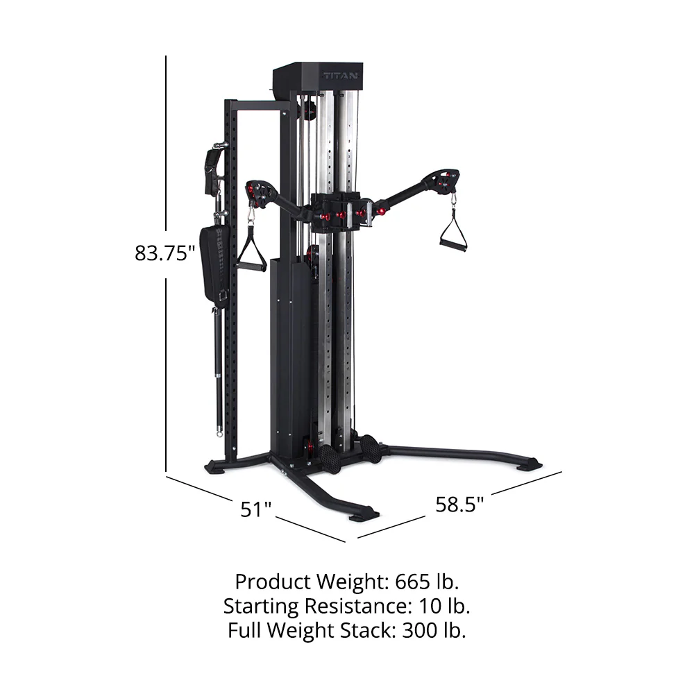 Nemesis 300 LB Single Stack Functional Trainer - Image 15