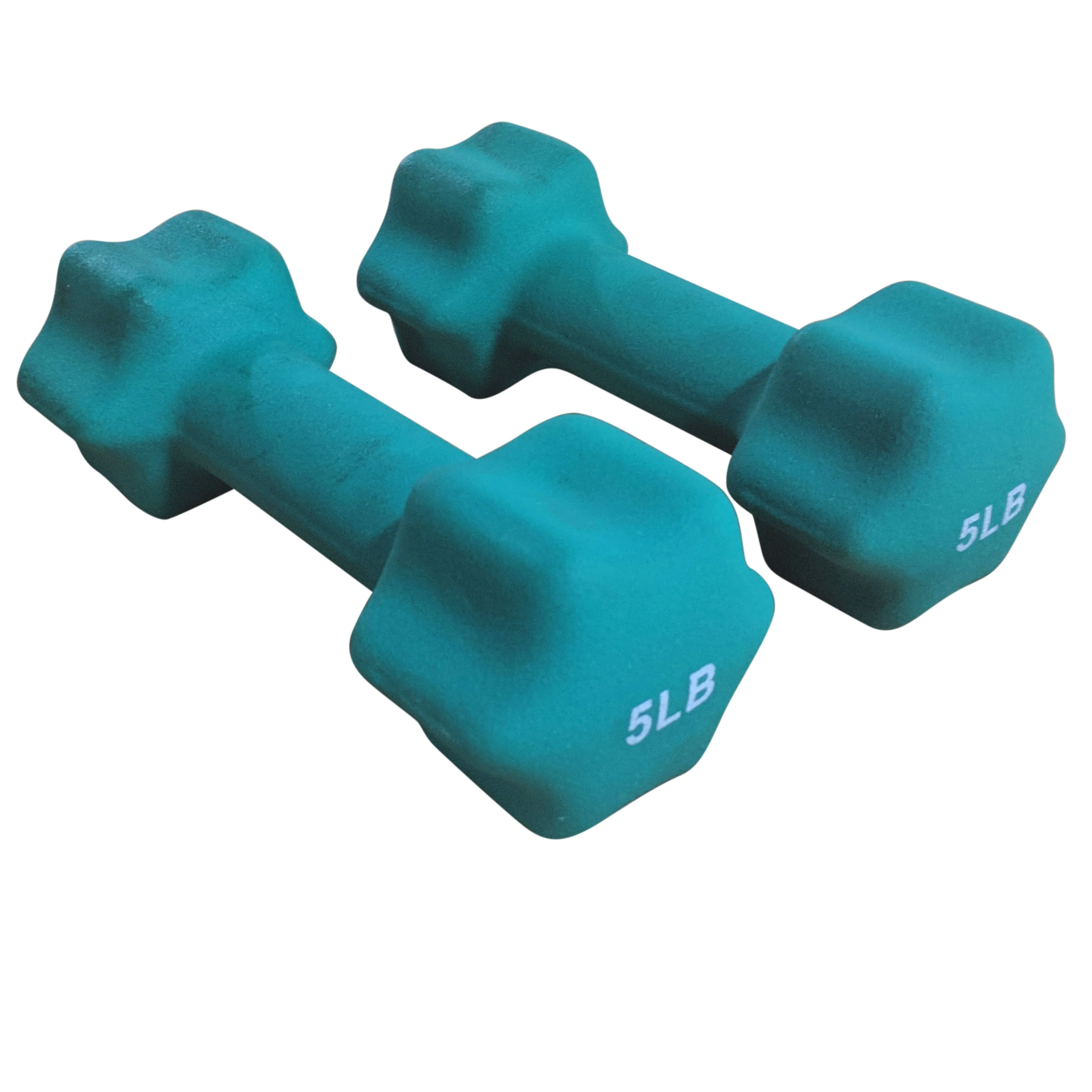 Scratch and Dent, Neoprene Light Weight Dumbbell Set - 5, 6, 7 LB - Image 3