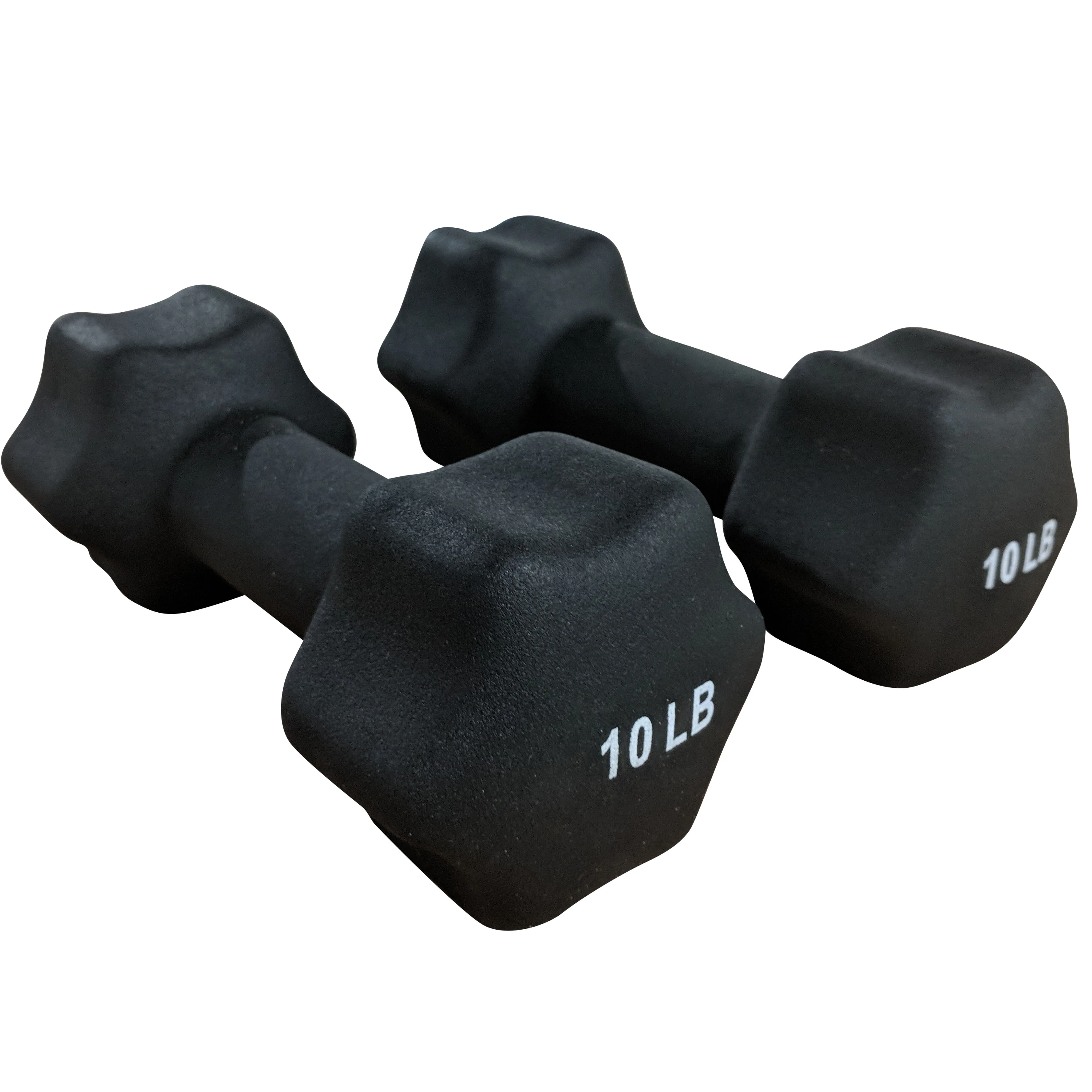 Scratch and Dent, Neoprene Light Weight Dumbbell Set - 8, 9, 10 LB - Image 4