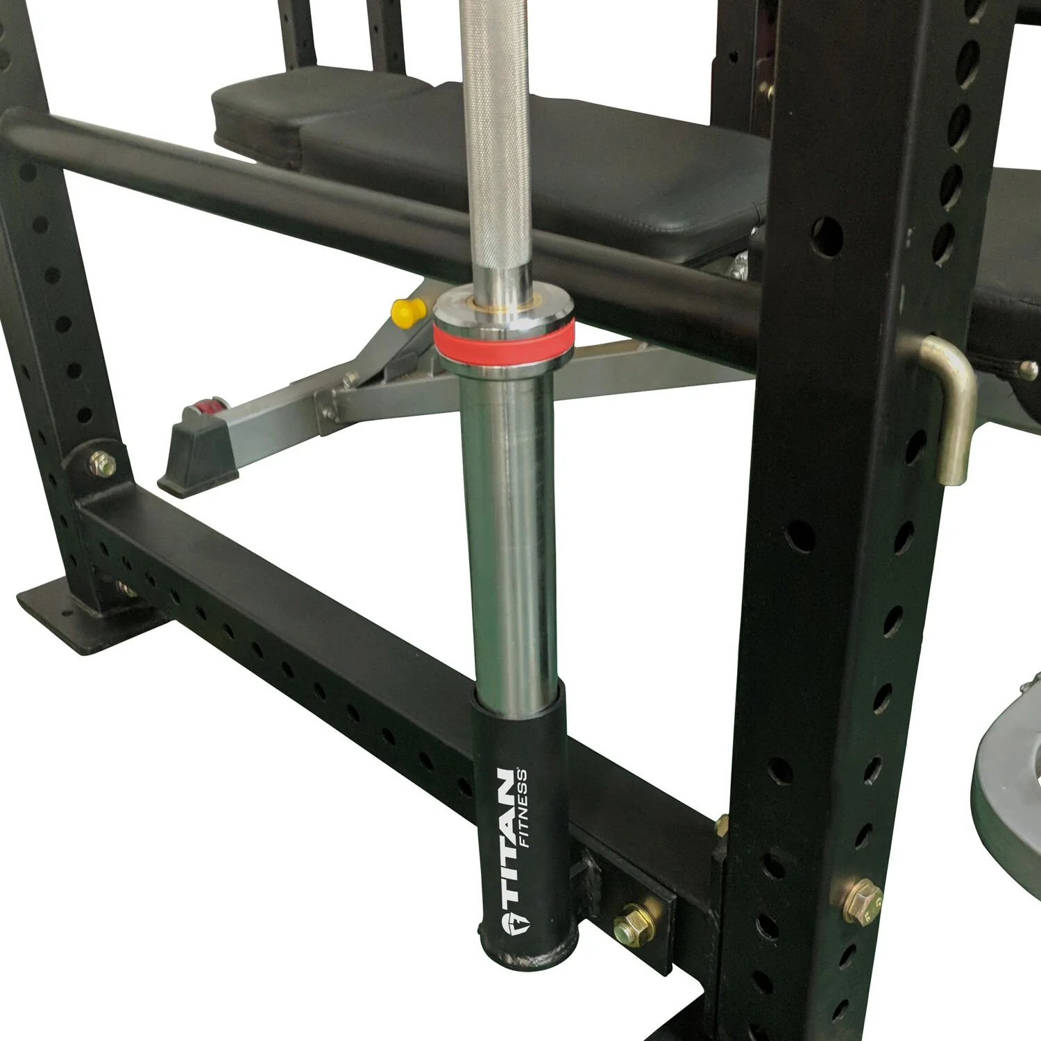 Scratch and Dent, Pair Of Horizontal Mount Olympic Barbell Holders For X-3 Power Rack - Image 2