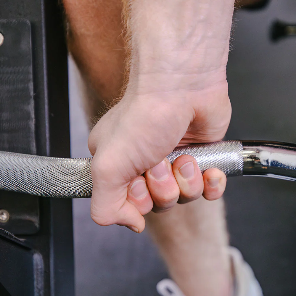 Scratch and Dent, Performance Series Olympic EZ Curl Barbell - Image 4