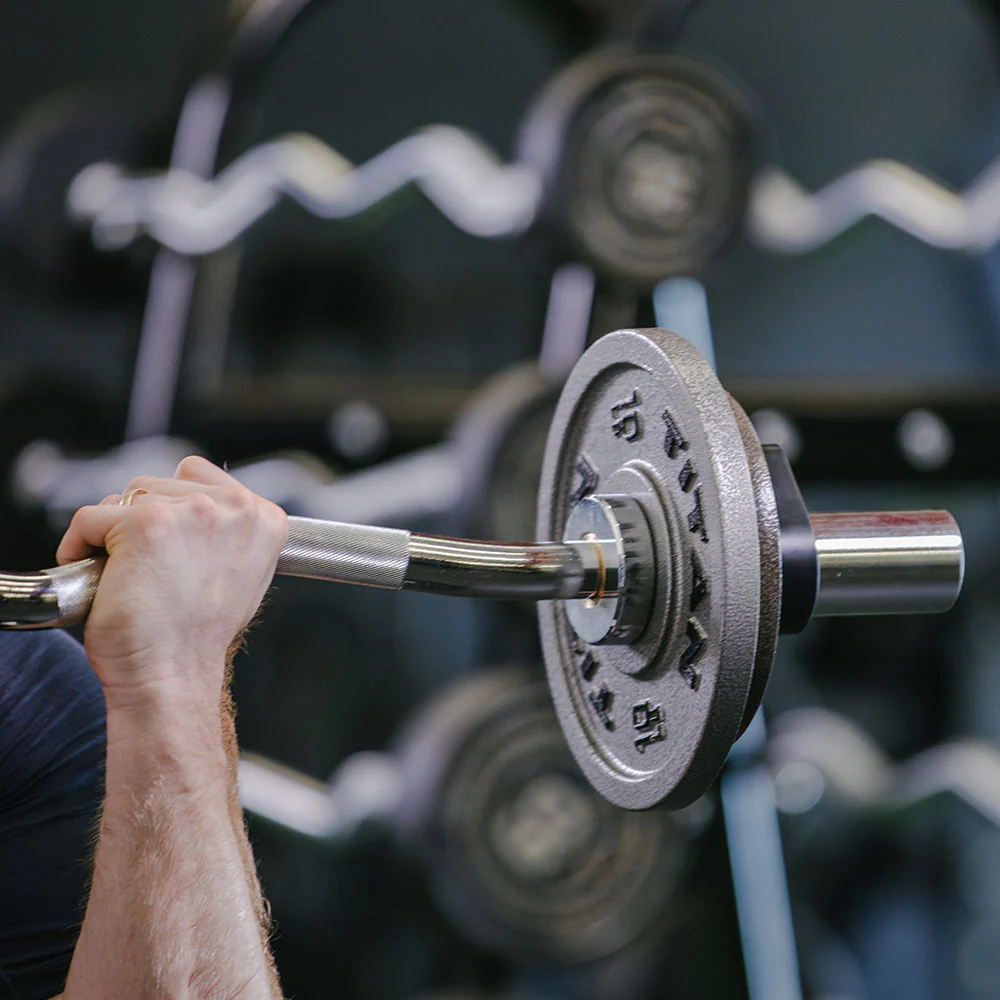 Scratch and Dent, Performance Series Olympic EZ Curl Barbell - Image 5