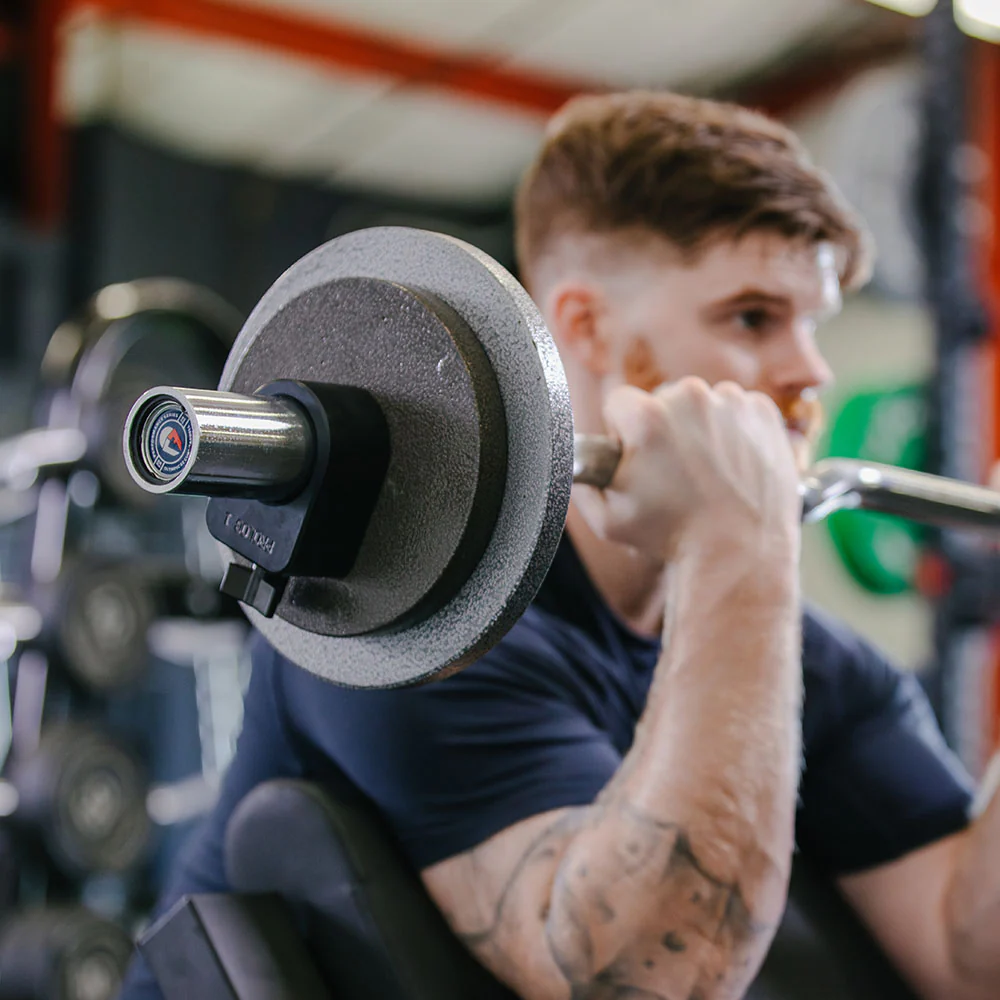 Scratch and Dent, Performance Series Olympic EZ Curl Barbell - Image 6