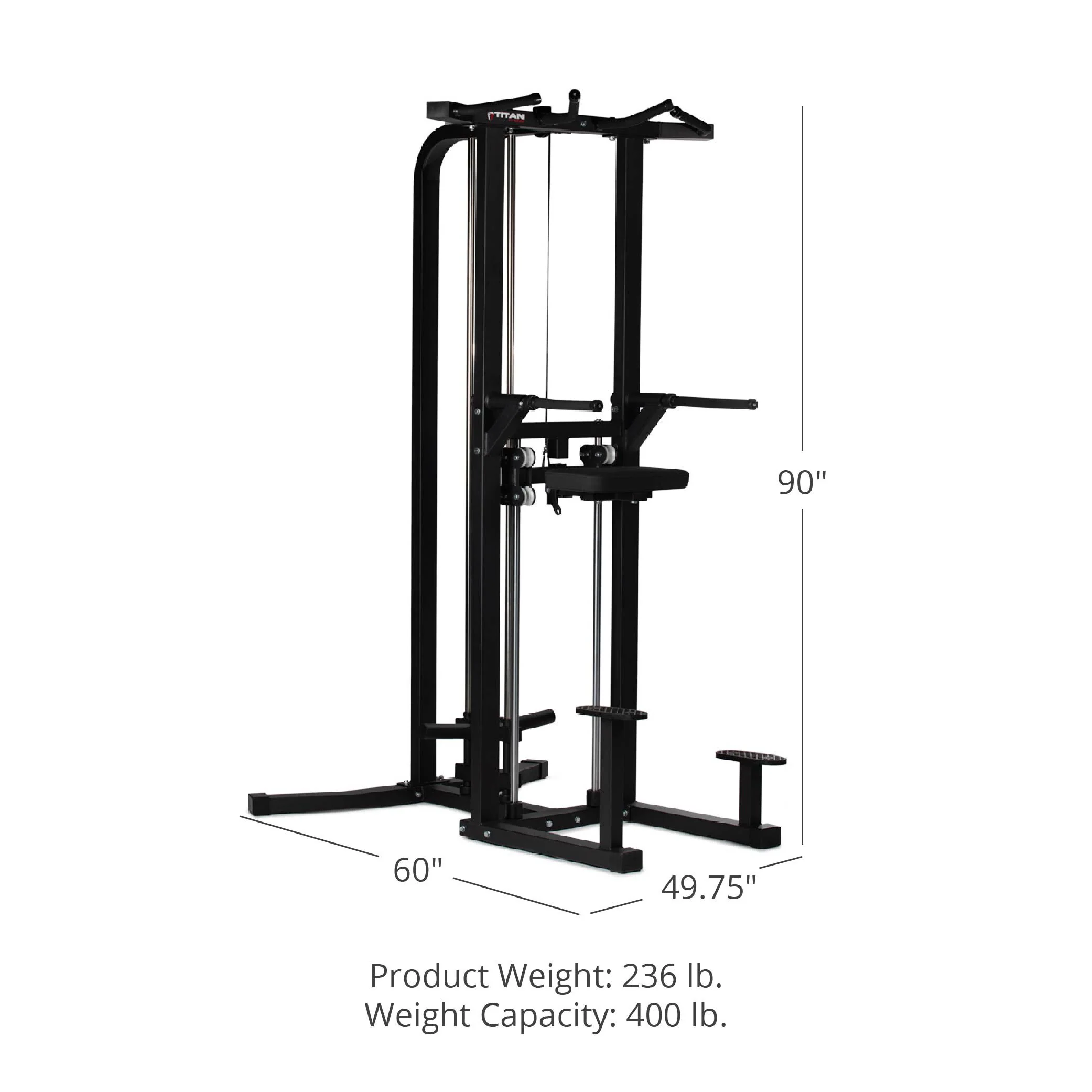Plate-Loaded Assisted Pull-Up and Dip Machine - Image 11