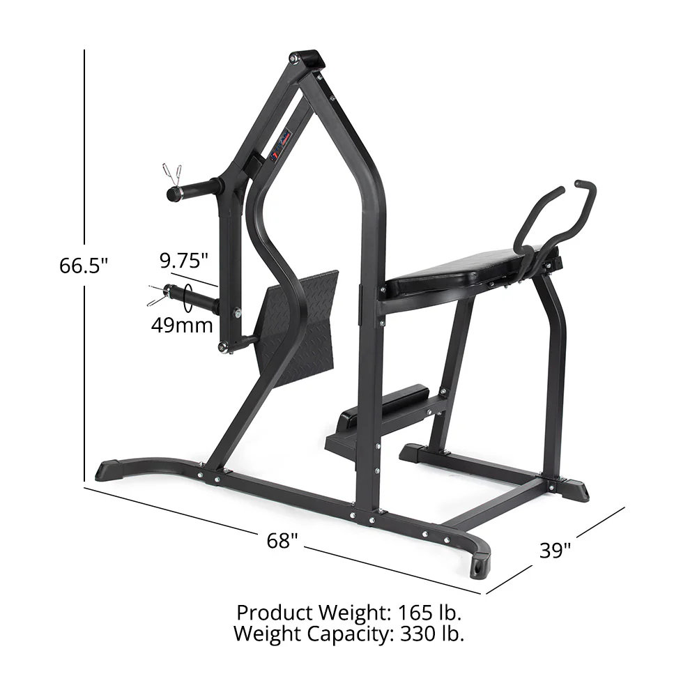 Scratch and Dent, Plate-Loaded Kickback Glute Machine - Image 10