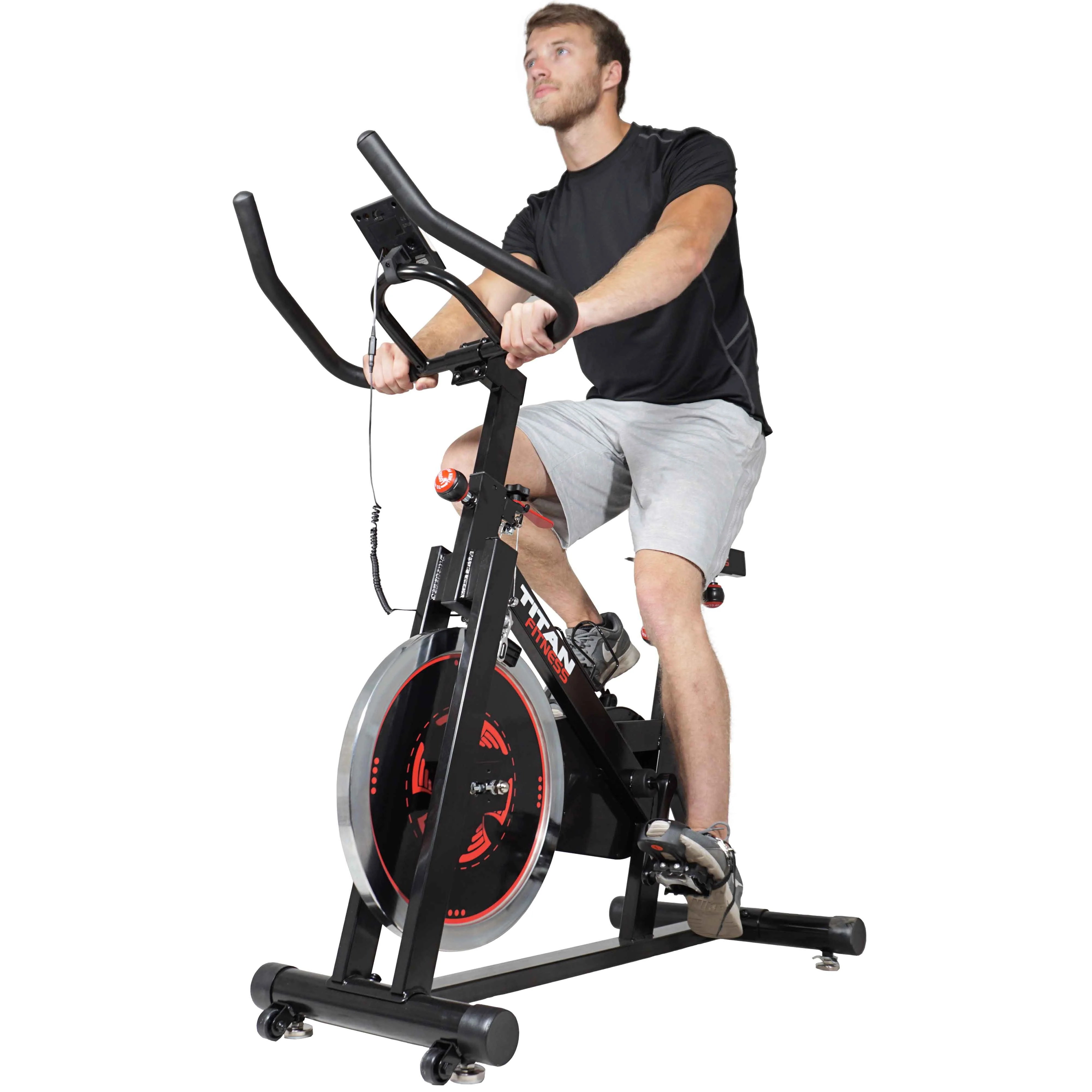 Scratch and Dent, Pro Indoor Cycling Exercise Bike w/ LCD Screen 40 lb Flywheel - Image 5