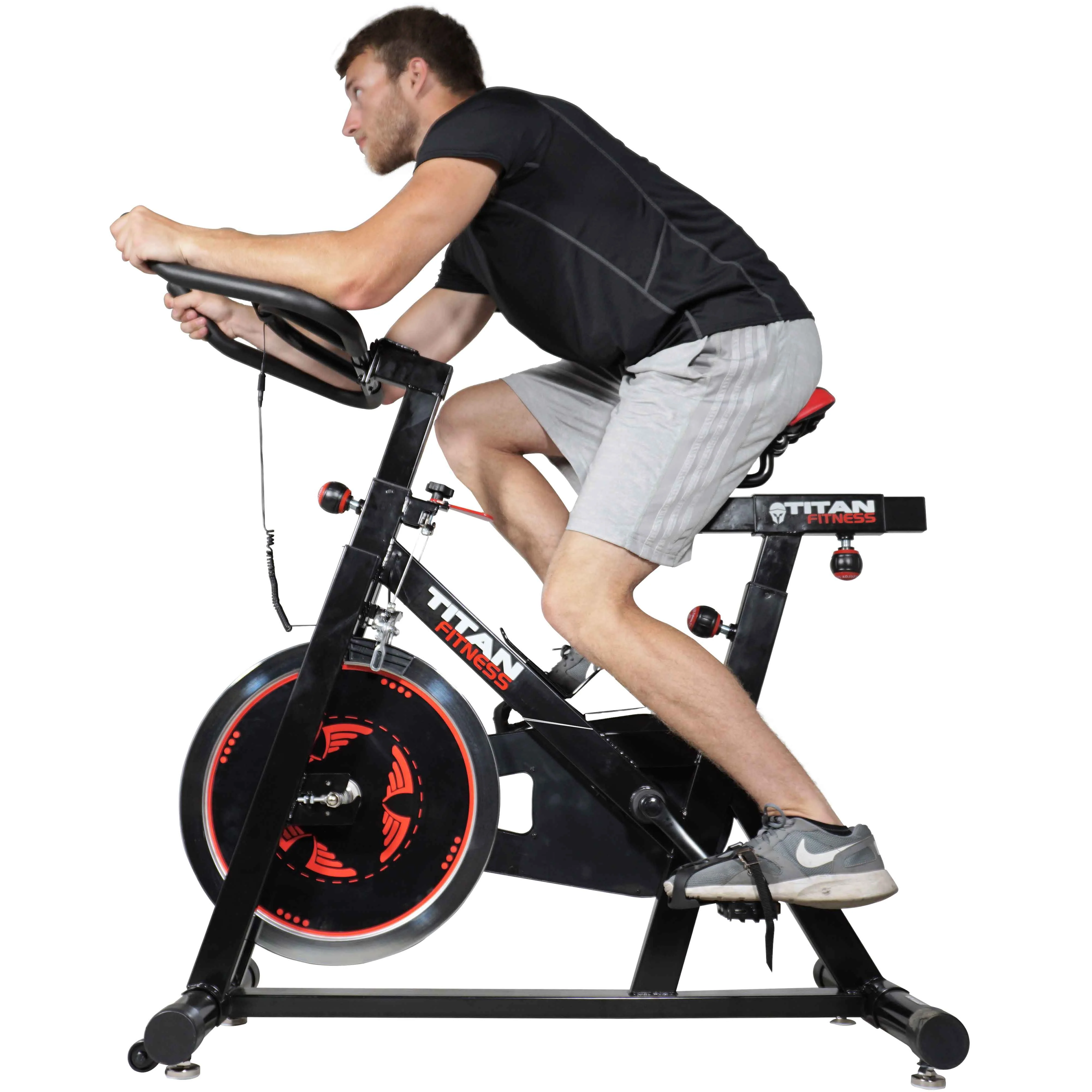 Scratch and Dent, Pro Indoor Cycling Exercise Bike w/ LCD Screen 40 lb Flywheel - Image 8