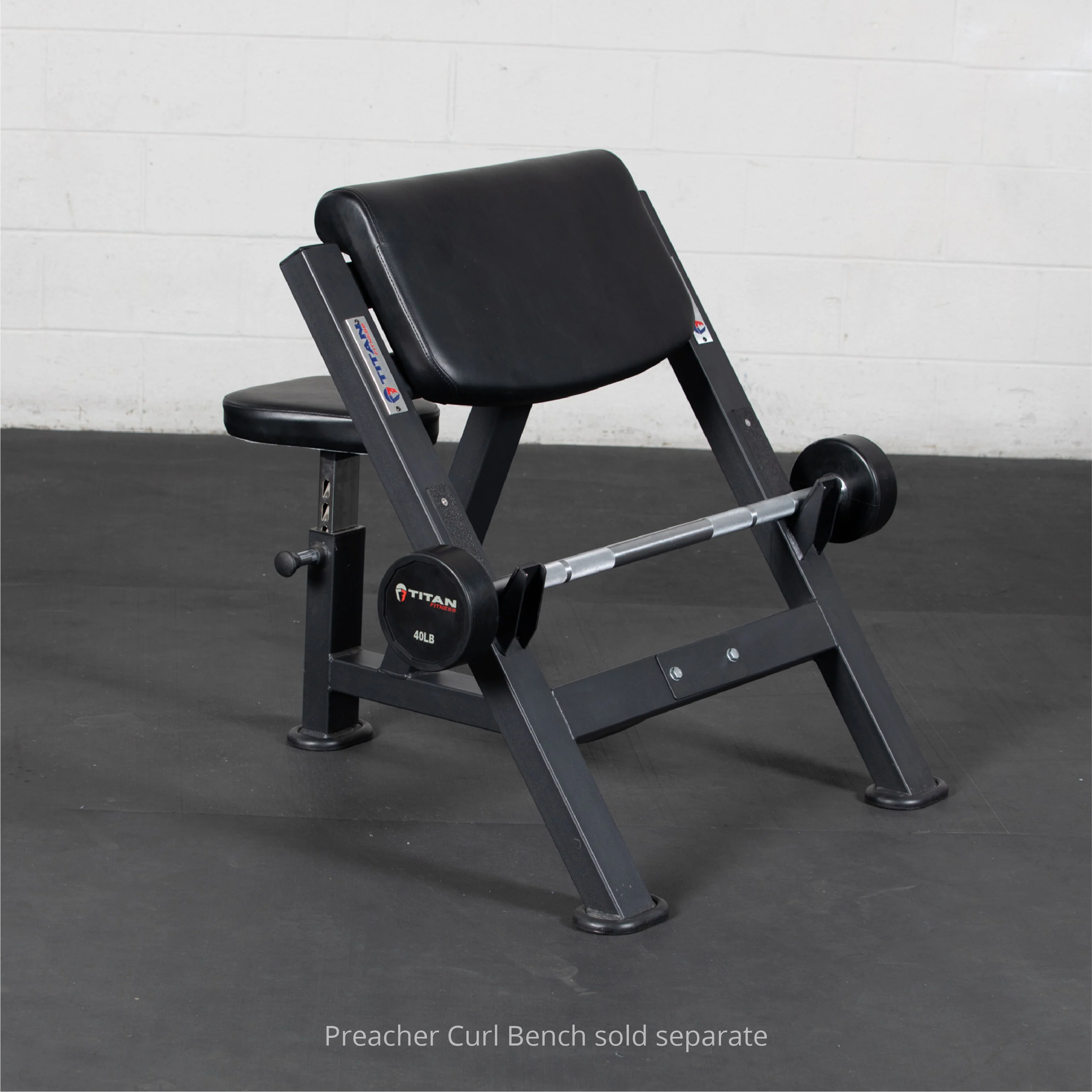Scratch and Dent - Rubber Fixed Barbell | Straight | 40 LB - FINAL SALE - Image 3