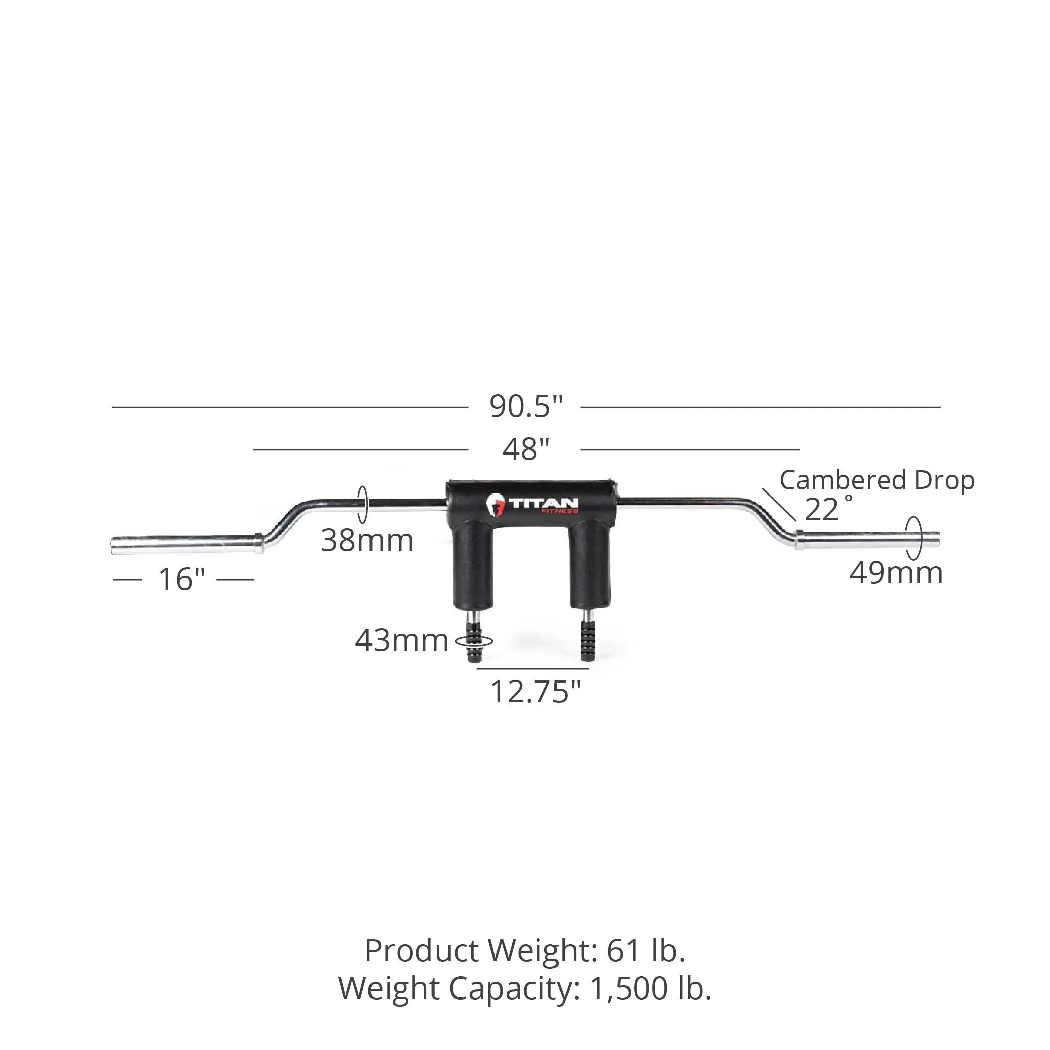 Scratch and Dent - Safety Squat Olympic Bar | v2 - FINAL SALE - Image 2