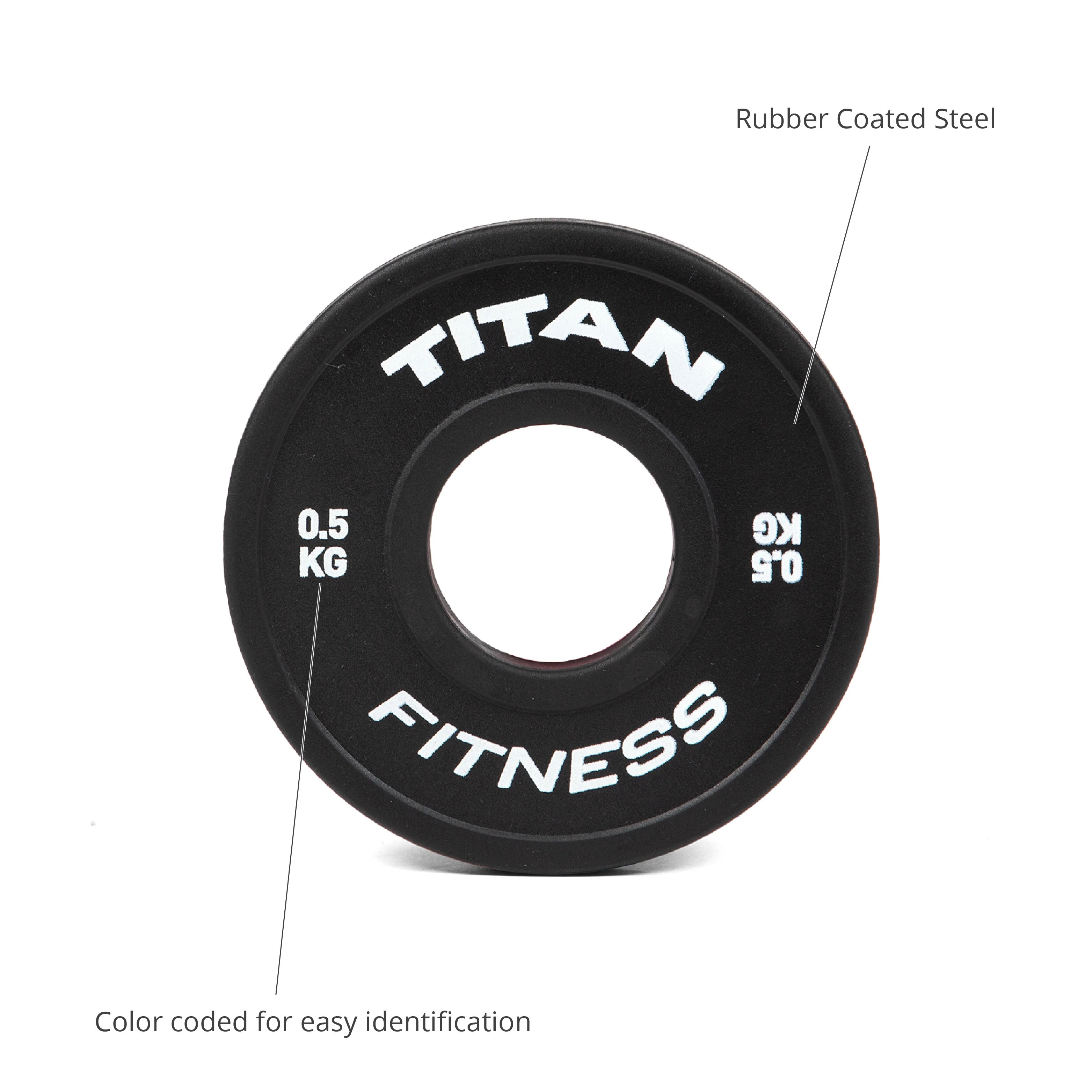 Scratch and Dent - Scratch and Dent - Pair of .5 KG Change Plates - FINAL SALE - FINAL SALE - Image 3