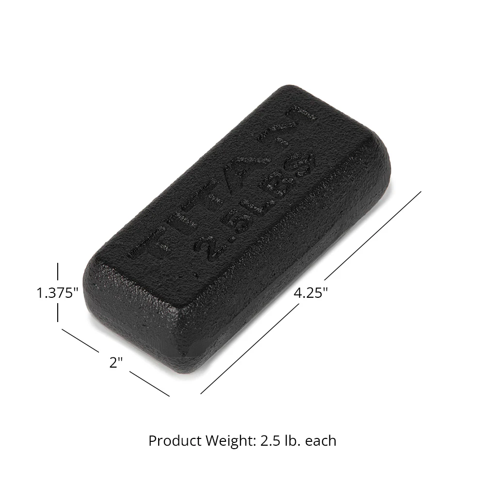 Scratch and Dent, Set of Four 2.5 LB Weights for Elite Series Weighted Vests - Image 10