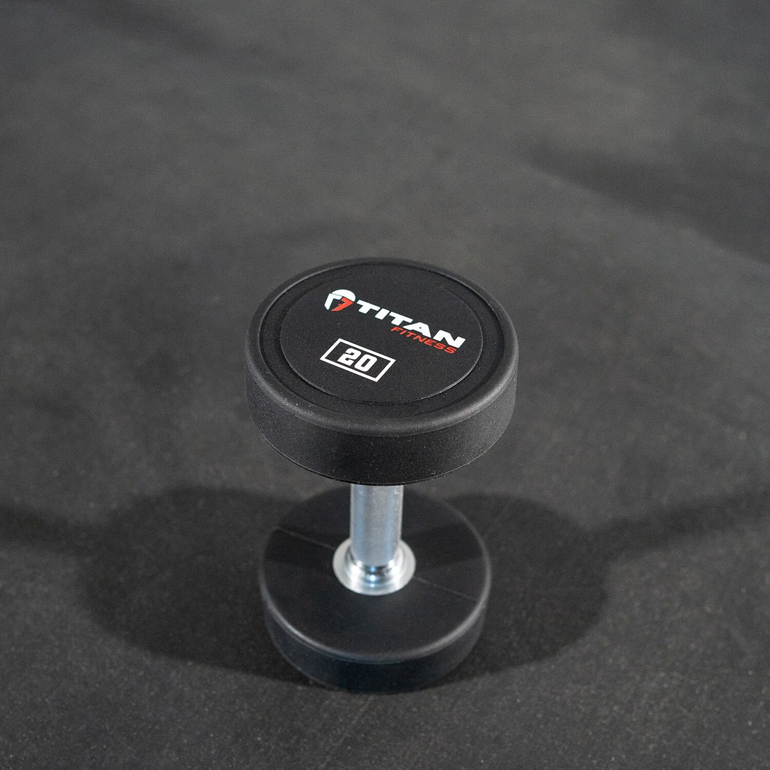 Scratch and Dent - Single 20 LB Round Urethane Dumbbell - FINAL SALE