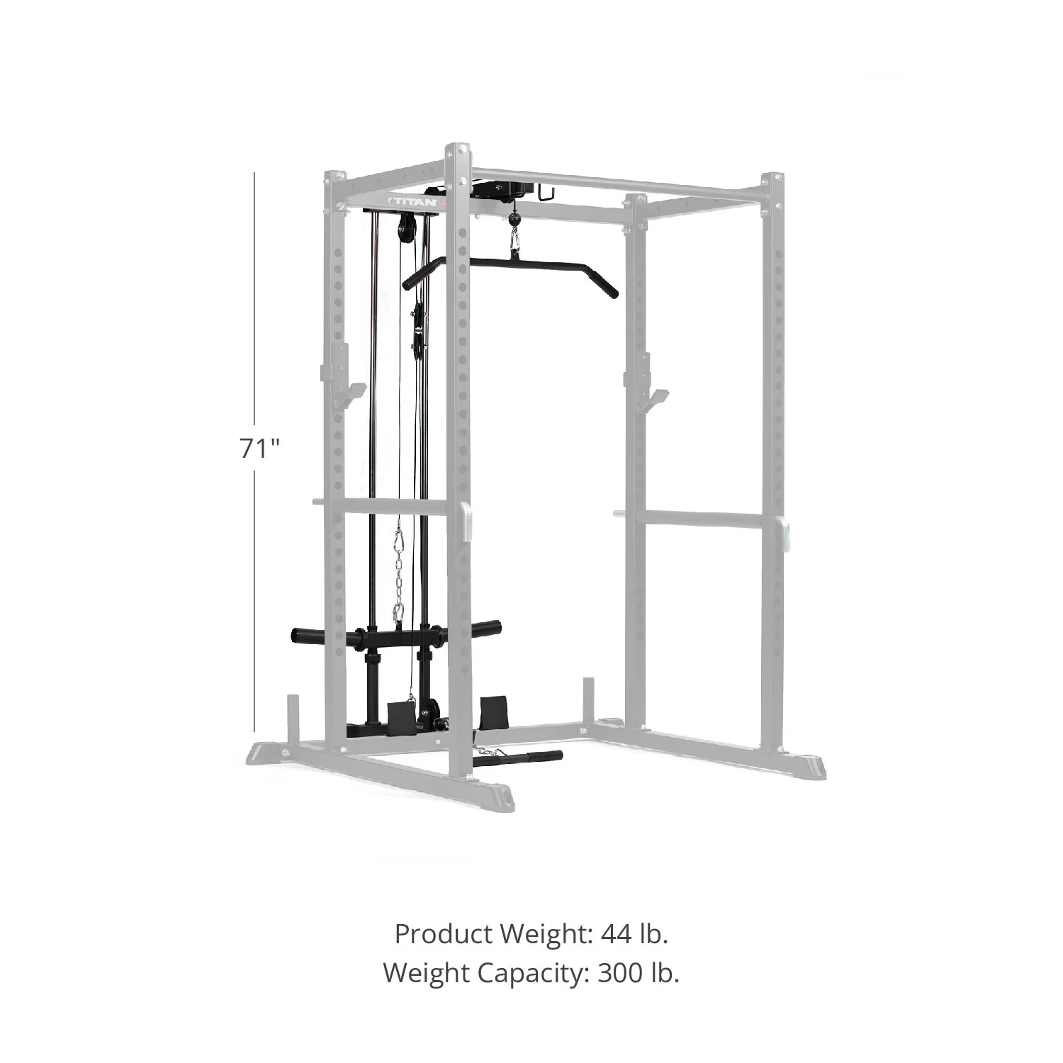 T-2 Series Lat Tower Power Rack Attachment - Image 11