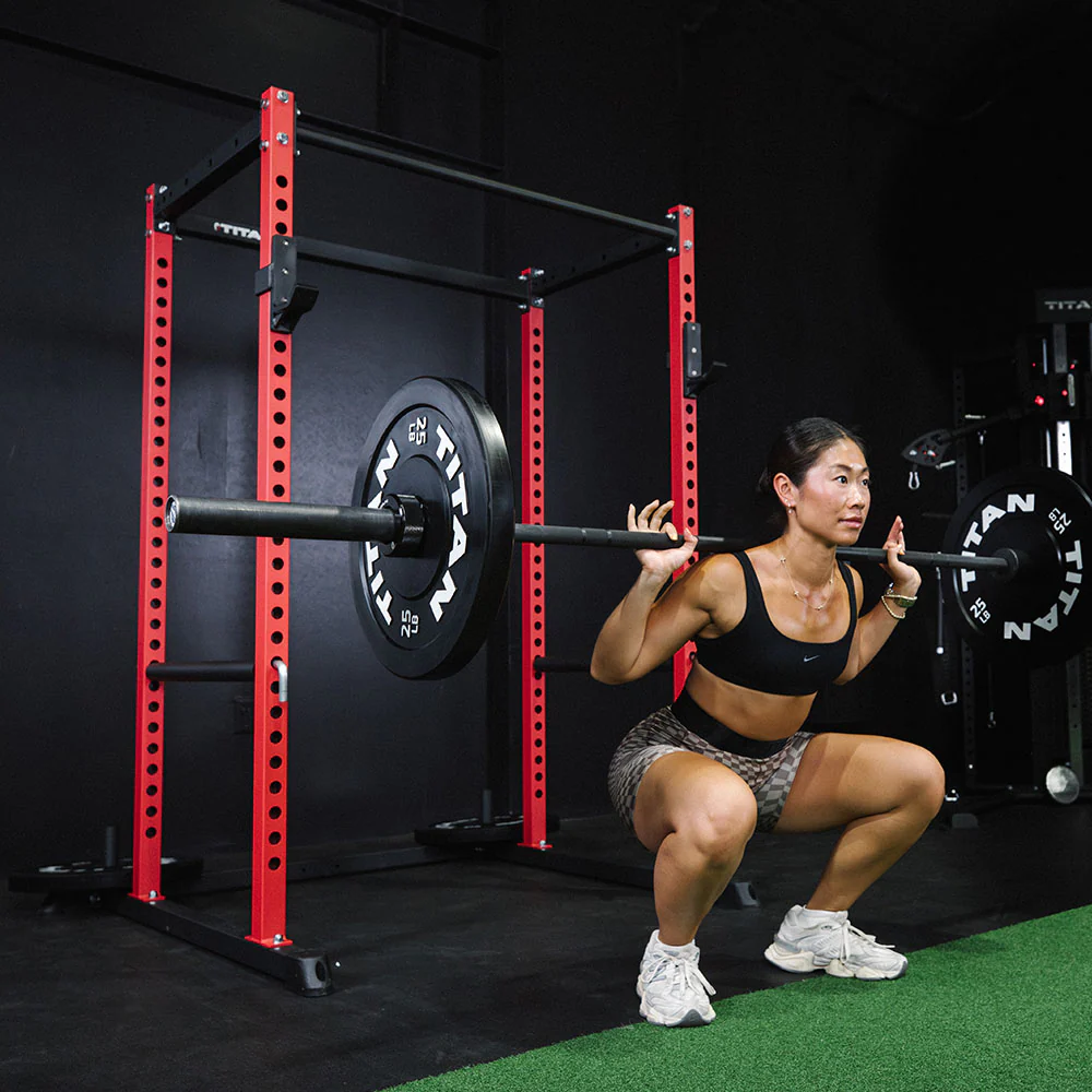 Scratch and Dent, T-2 Series Power Rack | 71" Red - Image 2