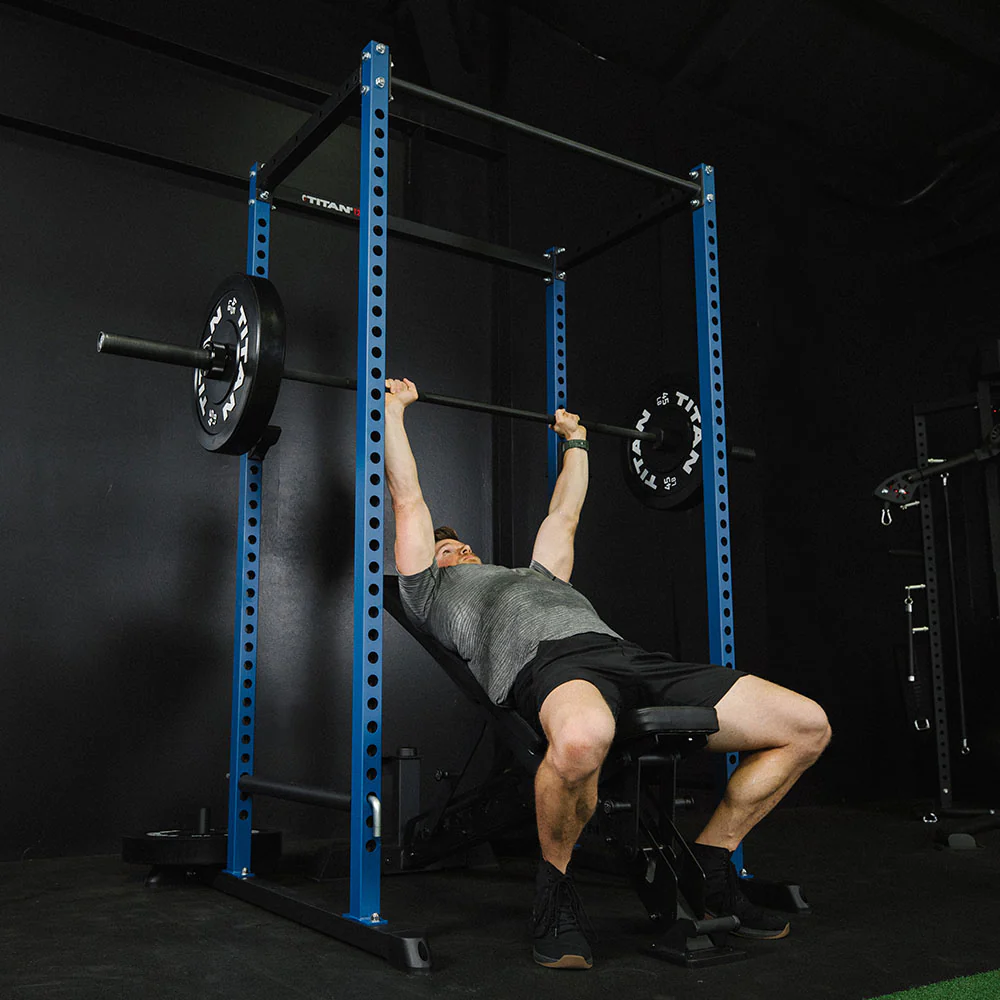 Scratch and Dent, T-2 Series Power Rack | 83" Navy - Image 4