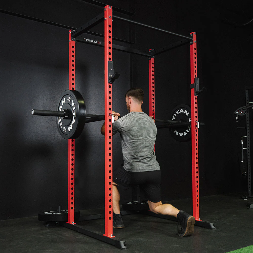 Scratch and Dent, T-2 Series Power Rack | 83" Red - Image 3