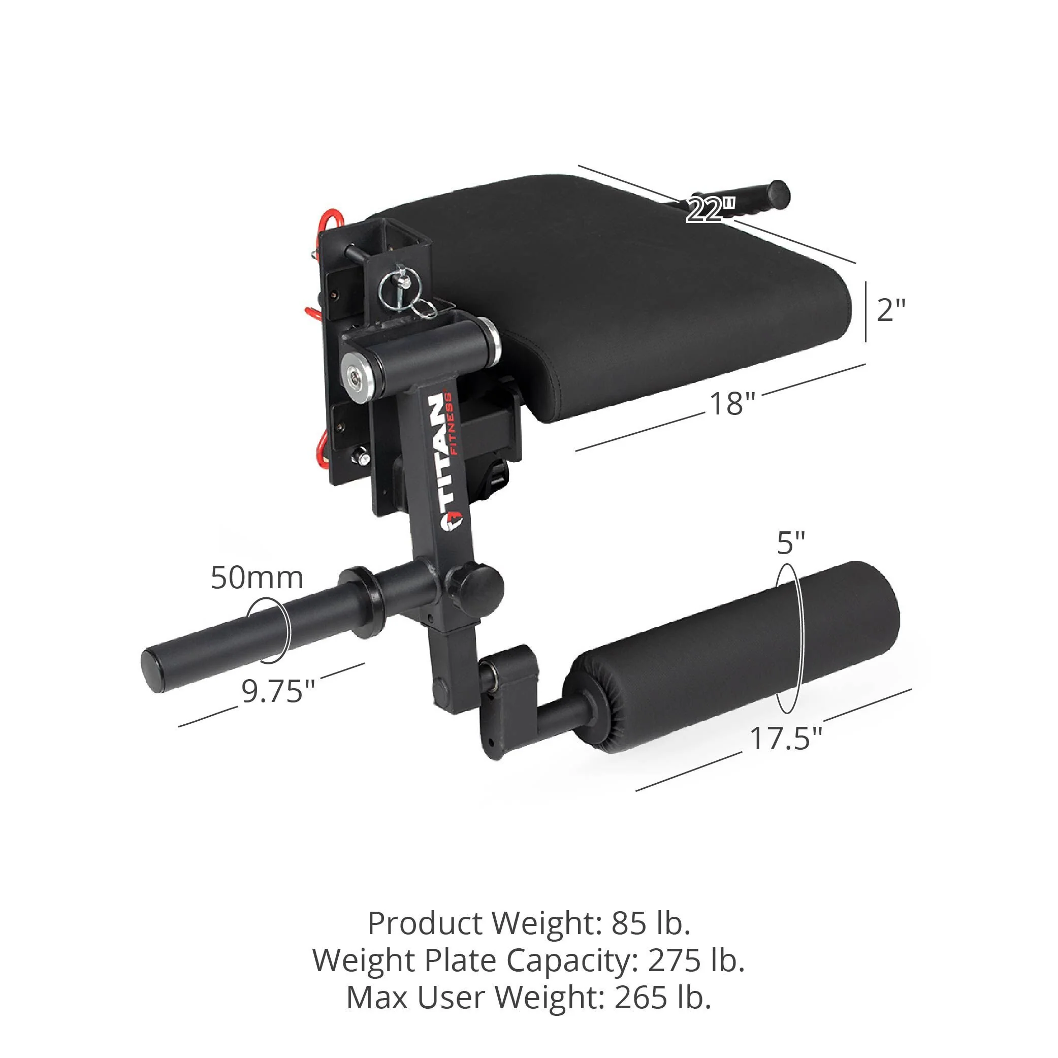Rack Mounted Leg Curl and Extension Fits T-3 or X-3 Series - Image 10