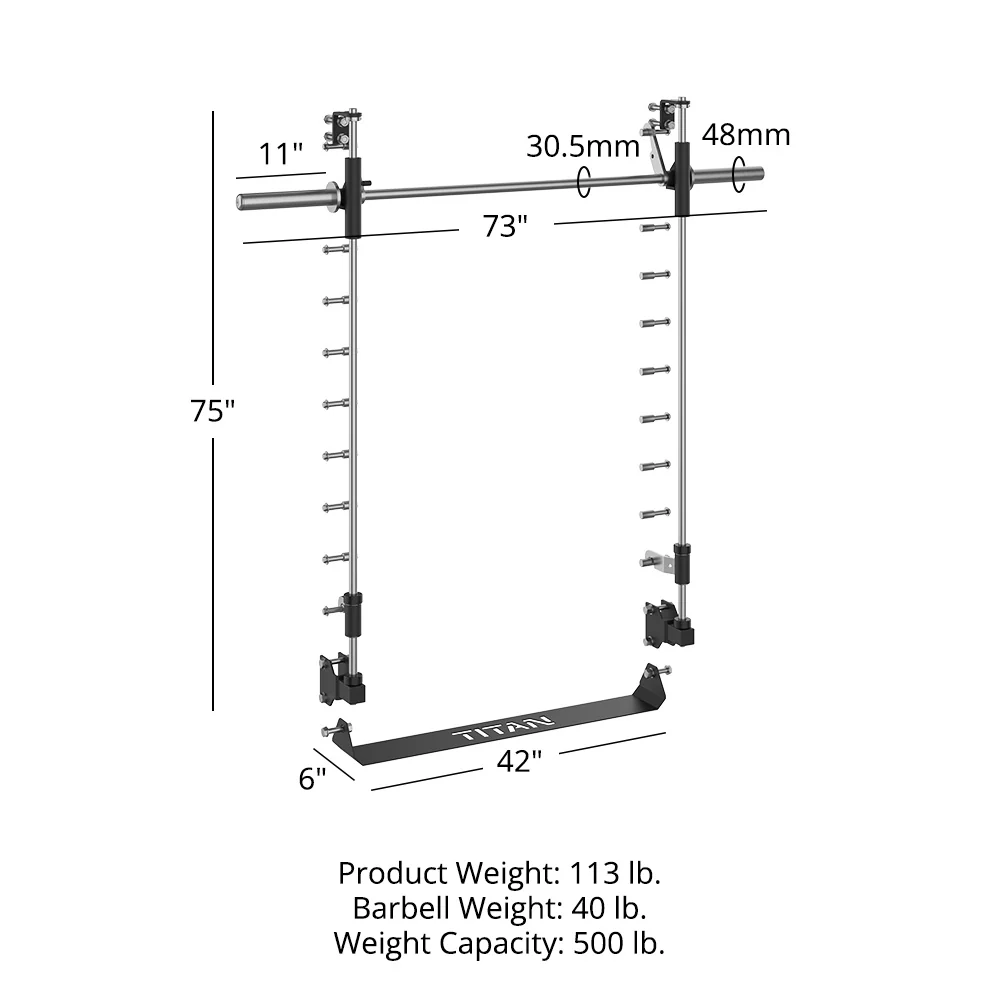 T-3 Series Smith Machine Power Rack Attachment - Image 13