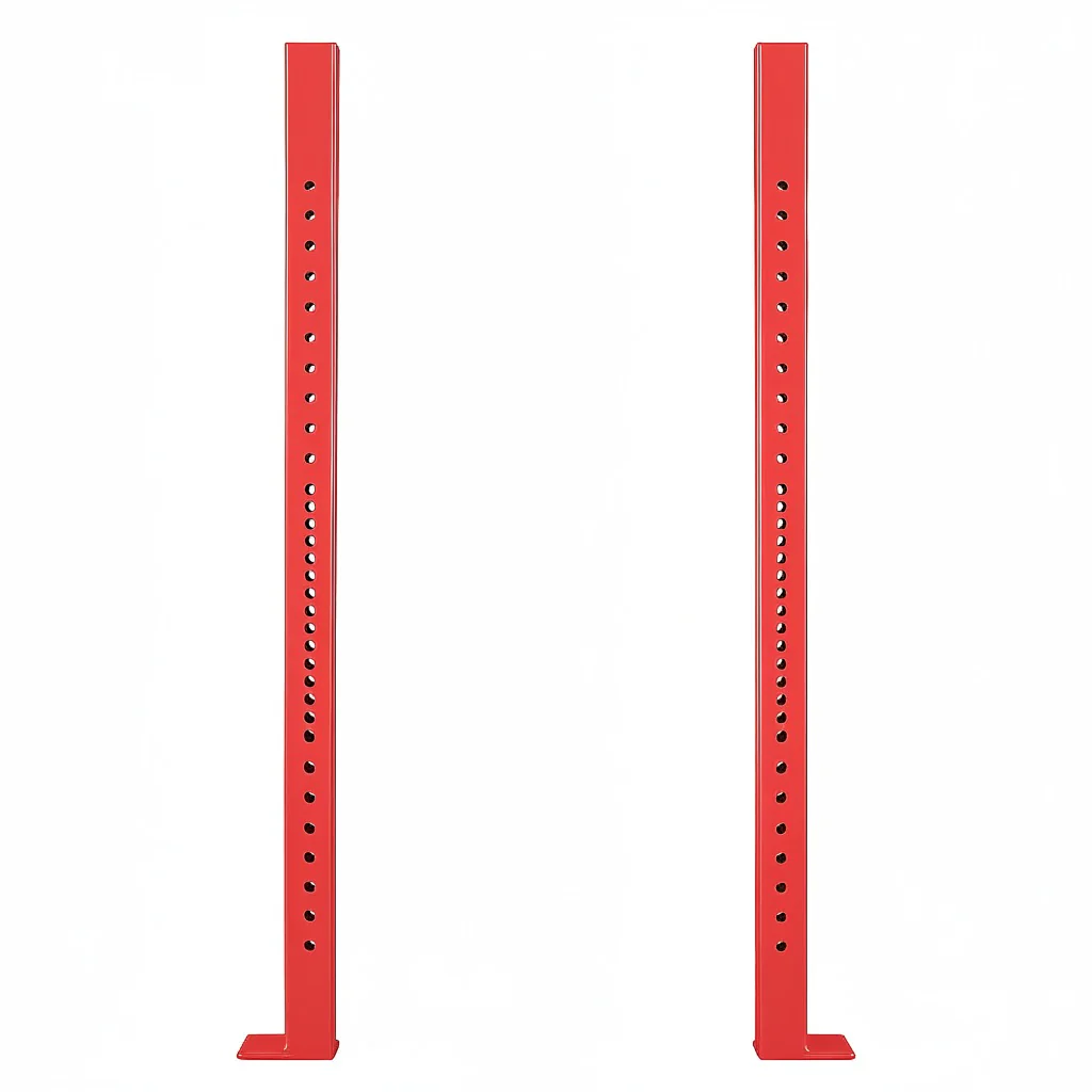 Scratch and Dent, T-3 Series Red Bolt Down Uprights | 2 Pack