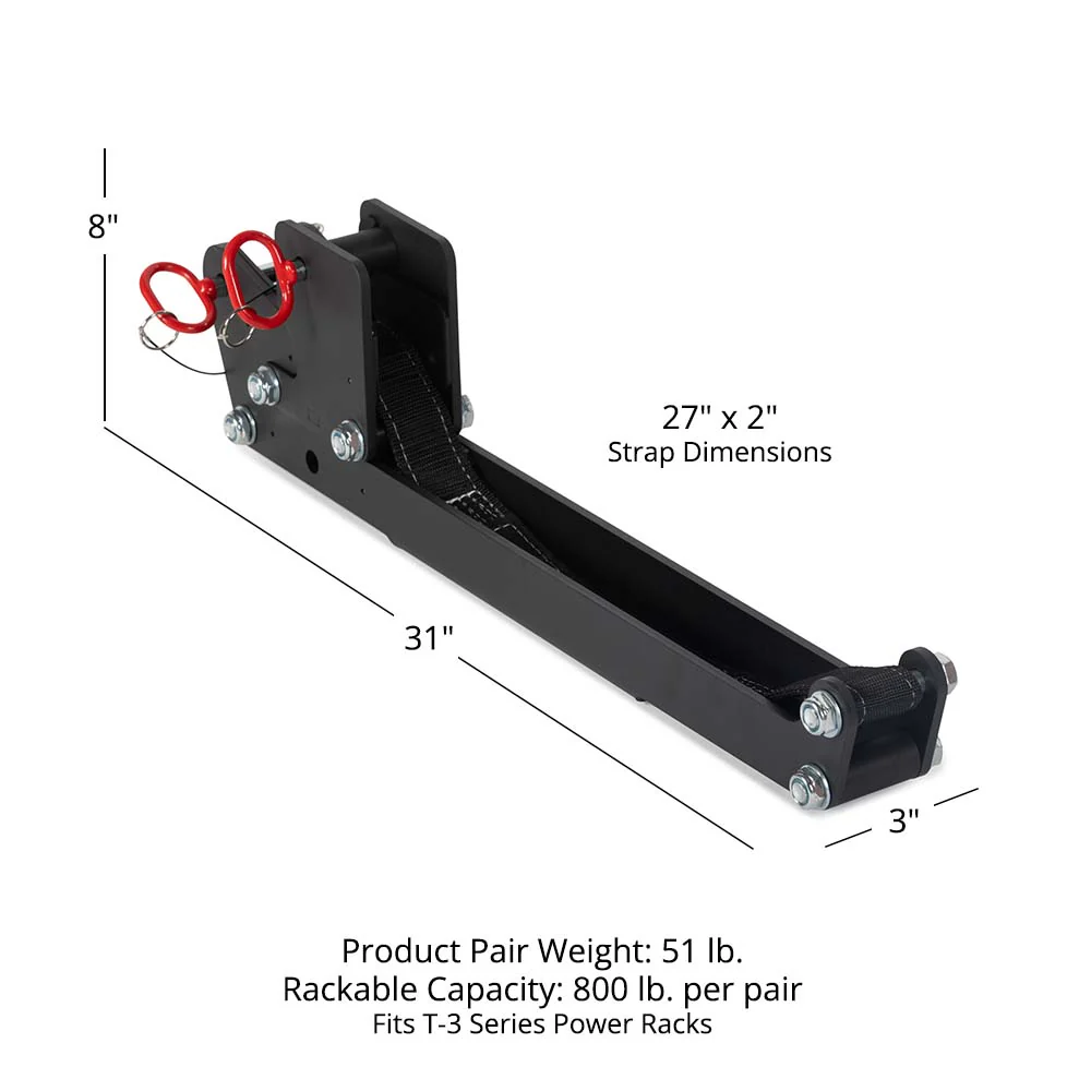 T-3 Series Safety Strap Spotter Arms - Image 8