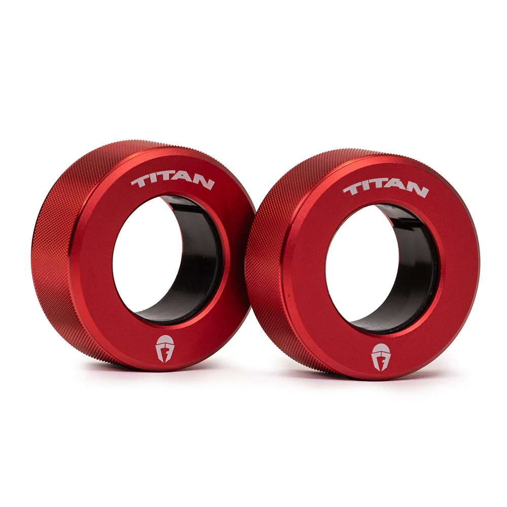 Scratch and Dent, TwistLock® Pro Barbell Collars - Inferno Red