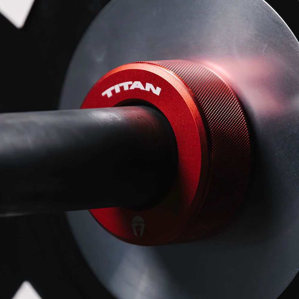 Scratch and Dent, TwistLock® Pro Barbell Collars - Inferno Red - Image 2