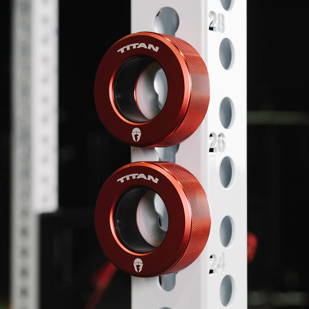 Scratch and Dent, TwistLock® Pro Barbell Collars - Inferno Red - Image 6