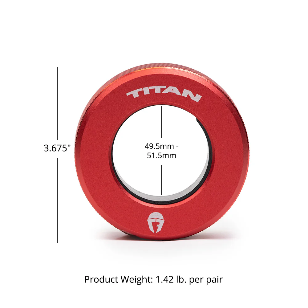 Scratch and Dent, TwistLock® Pro Barbell Collars - Inferno Red - Image 8