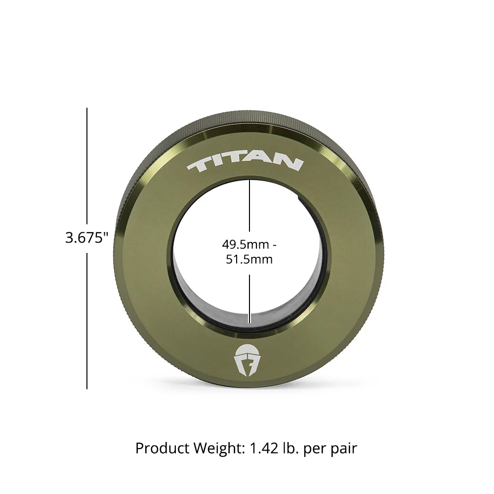 Scratch and Dent, TwistLock® Pro Barbell Collars - OD Green - Image 8