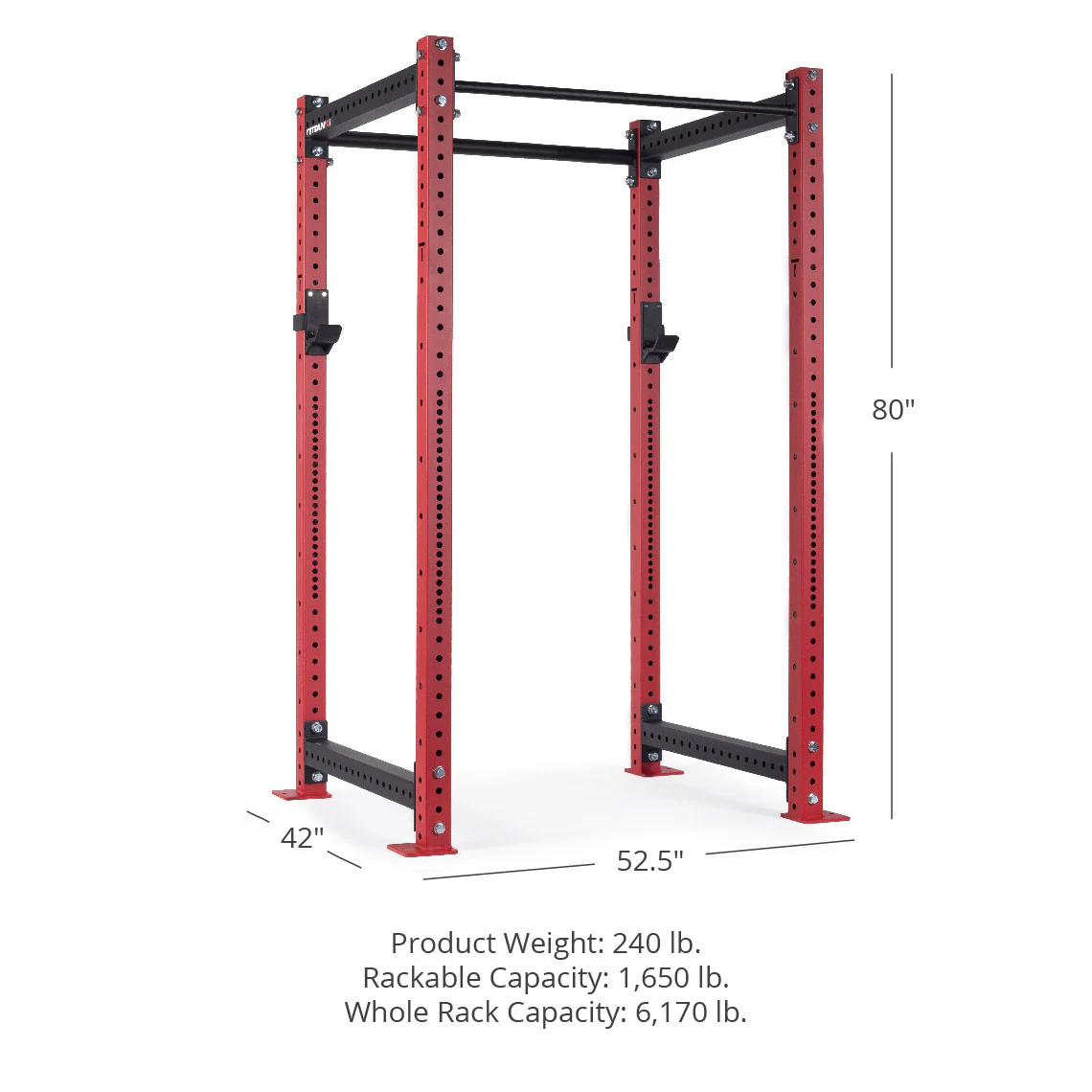 X-3 Series Bolt Down Power Rack 80" 36" - Image 28