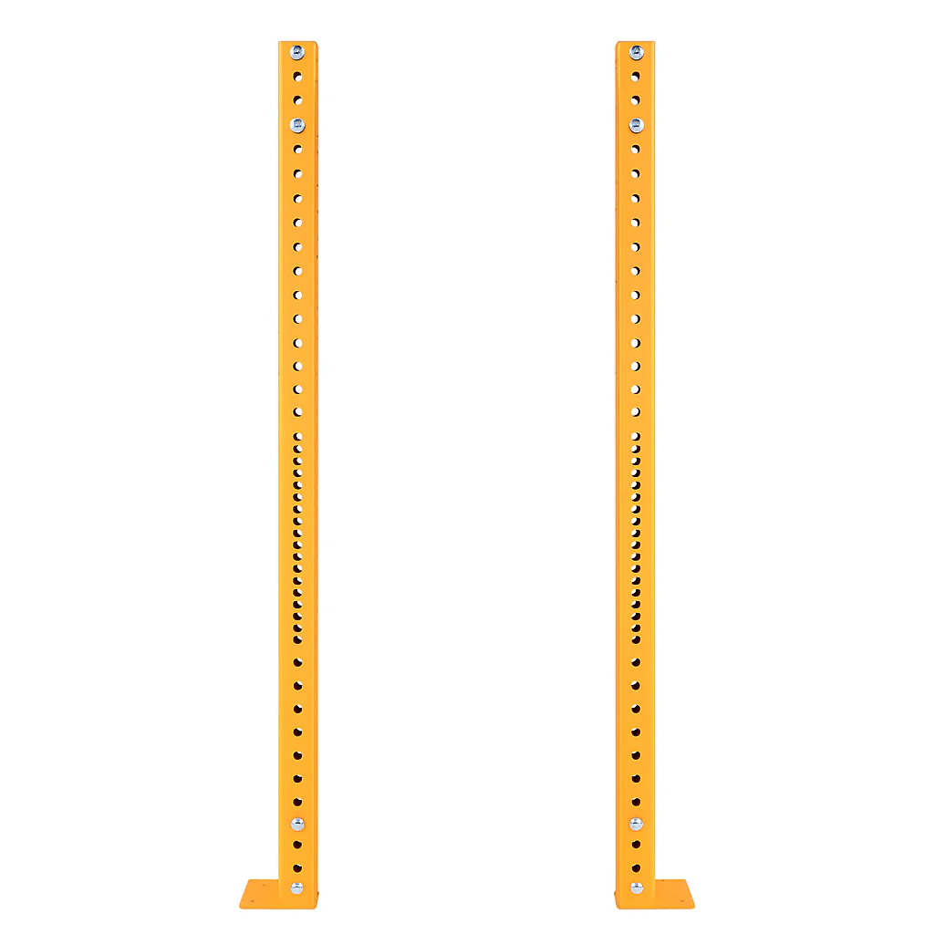 Scratch and Dent, X-3 Series Orange Bolt Down Uprights | 2 Pack