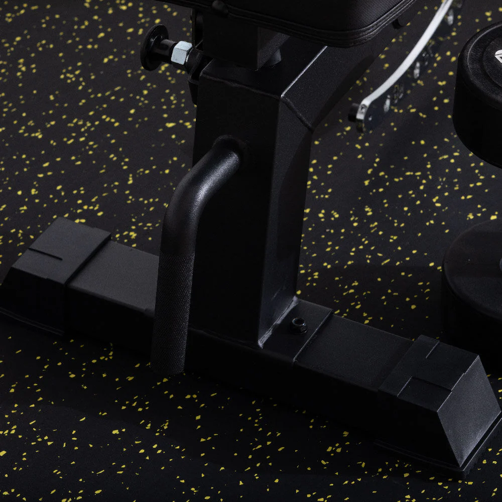 Yellow Crumb Rubber Gym Flooring Roll - Image 4