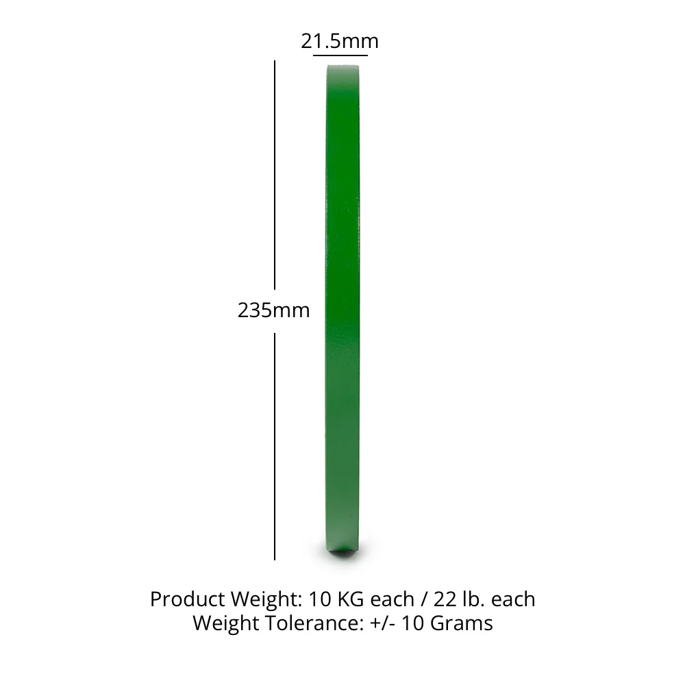10 KG Single Calibrated Steel Plate - Image 6