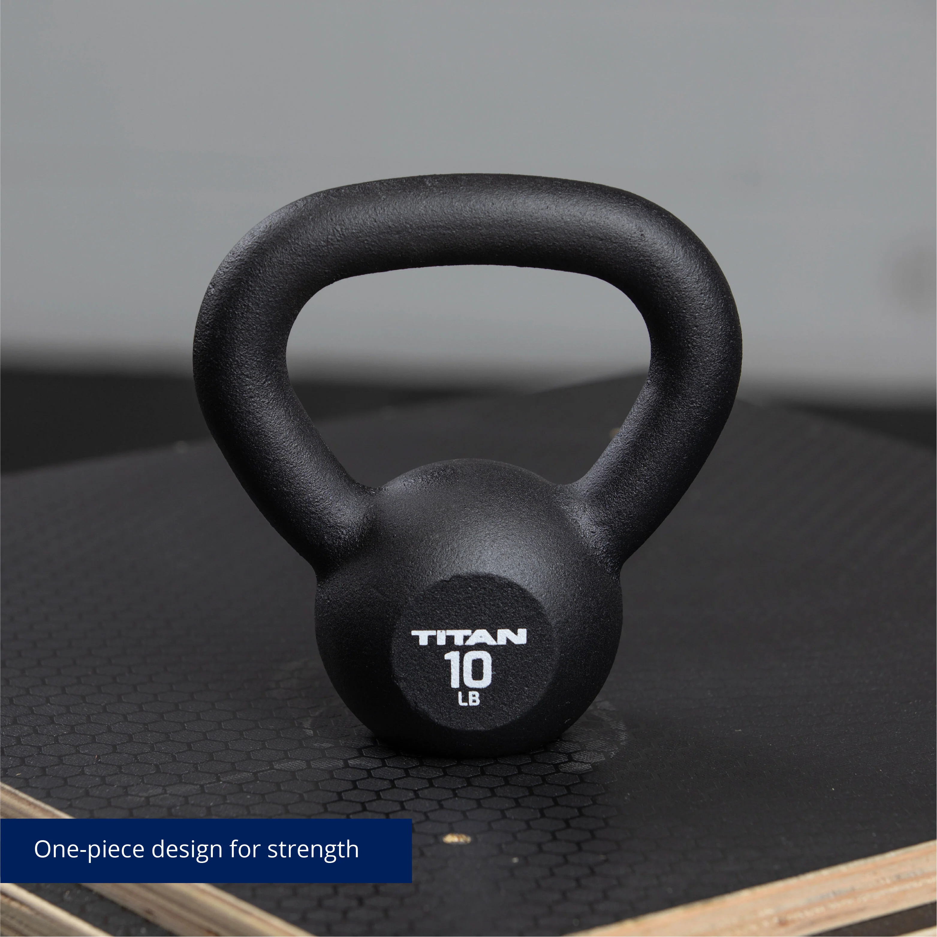 Scratch and Dent - 10 LB Cast Iron Kettlebell - FINAL SALE - Image 3