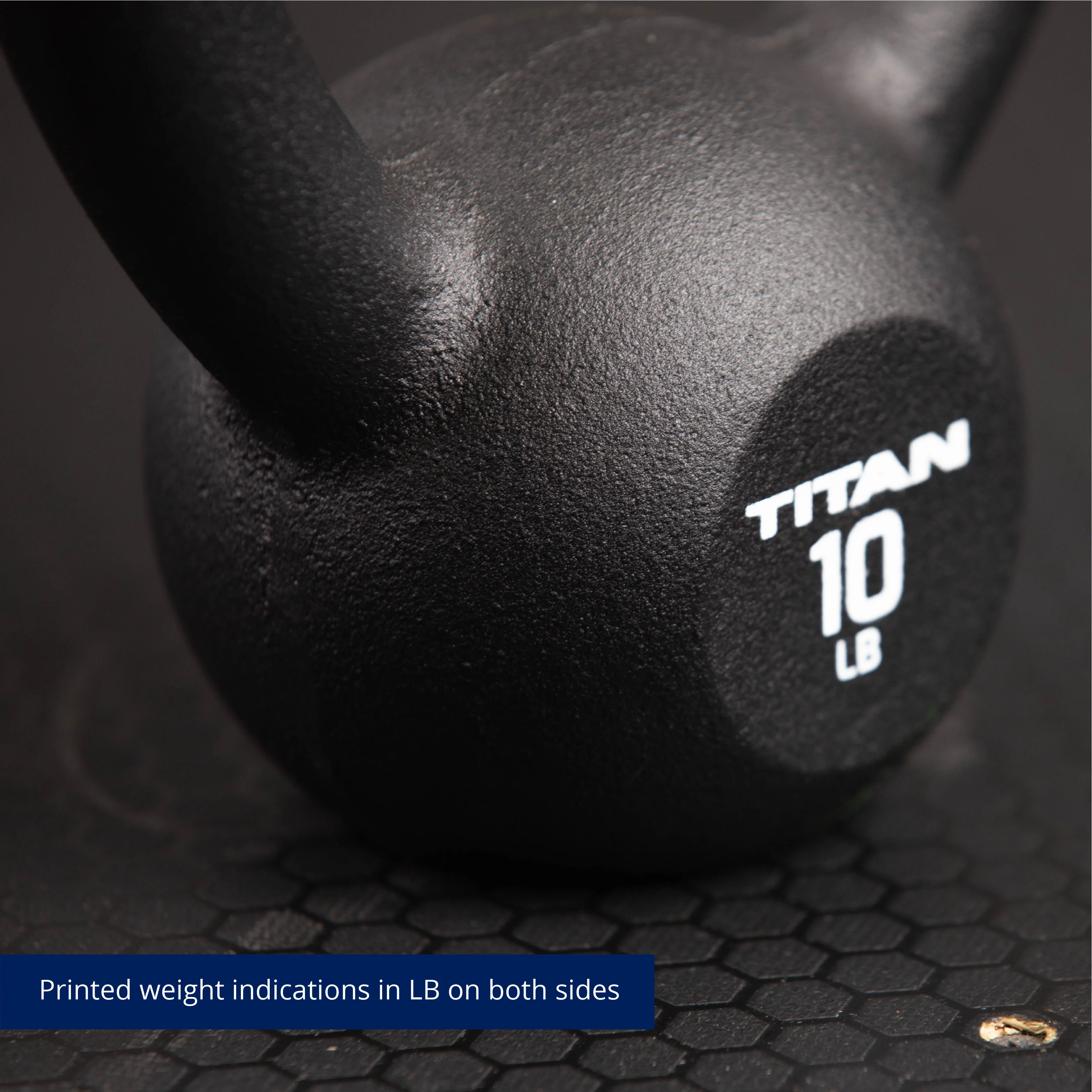 Scratch and Dent - 10 LB Cast Iron Kettlebell - FINAL SALE - Image 4