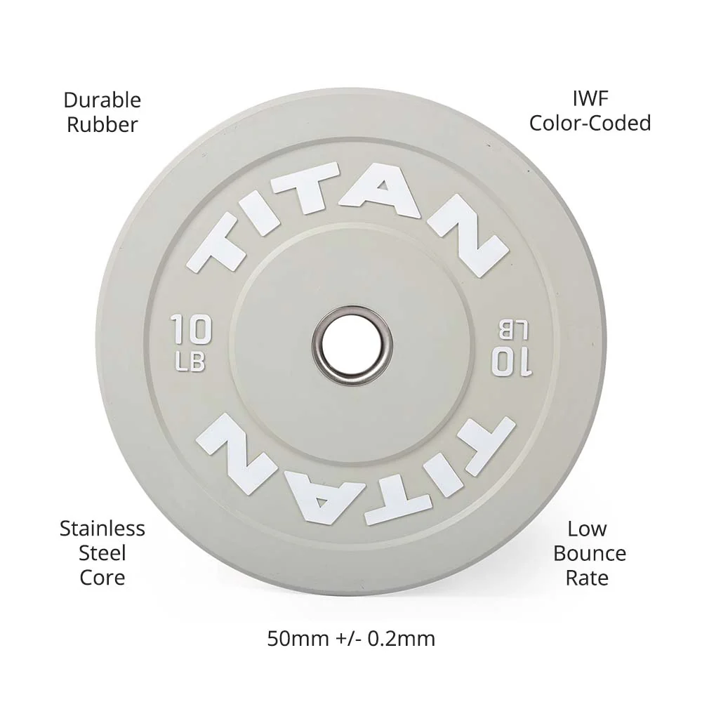 Scratch and Dent, 10 LB Pair Economy Color Bumper Plates - Image 2