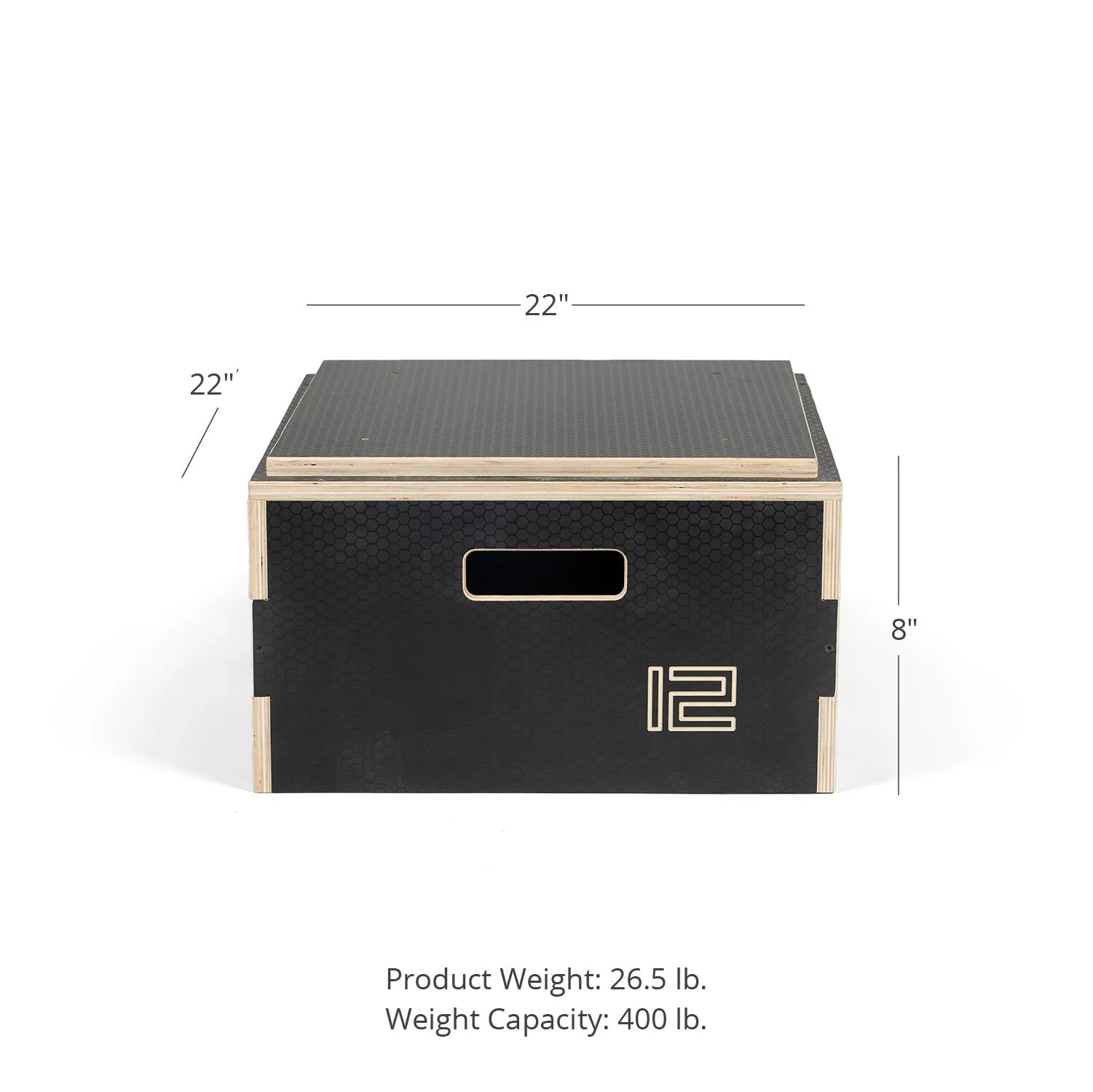 Scratch and Dent - 12-in Stackable Wooden Plyometric Box - FINAL SALE - Image 10