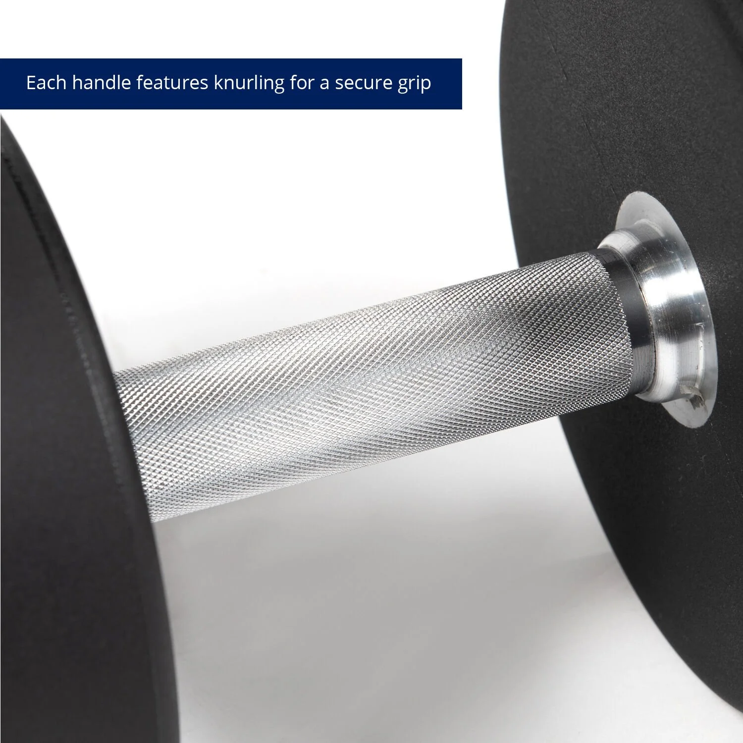 Scratch and Dent, 120 LB Classic Round Urethane Dumbbell - Image 2