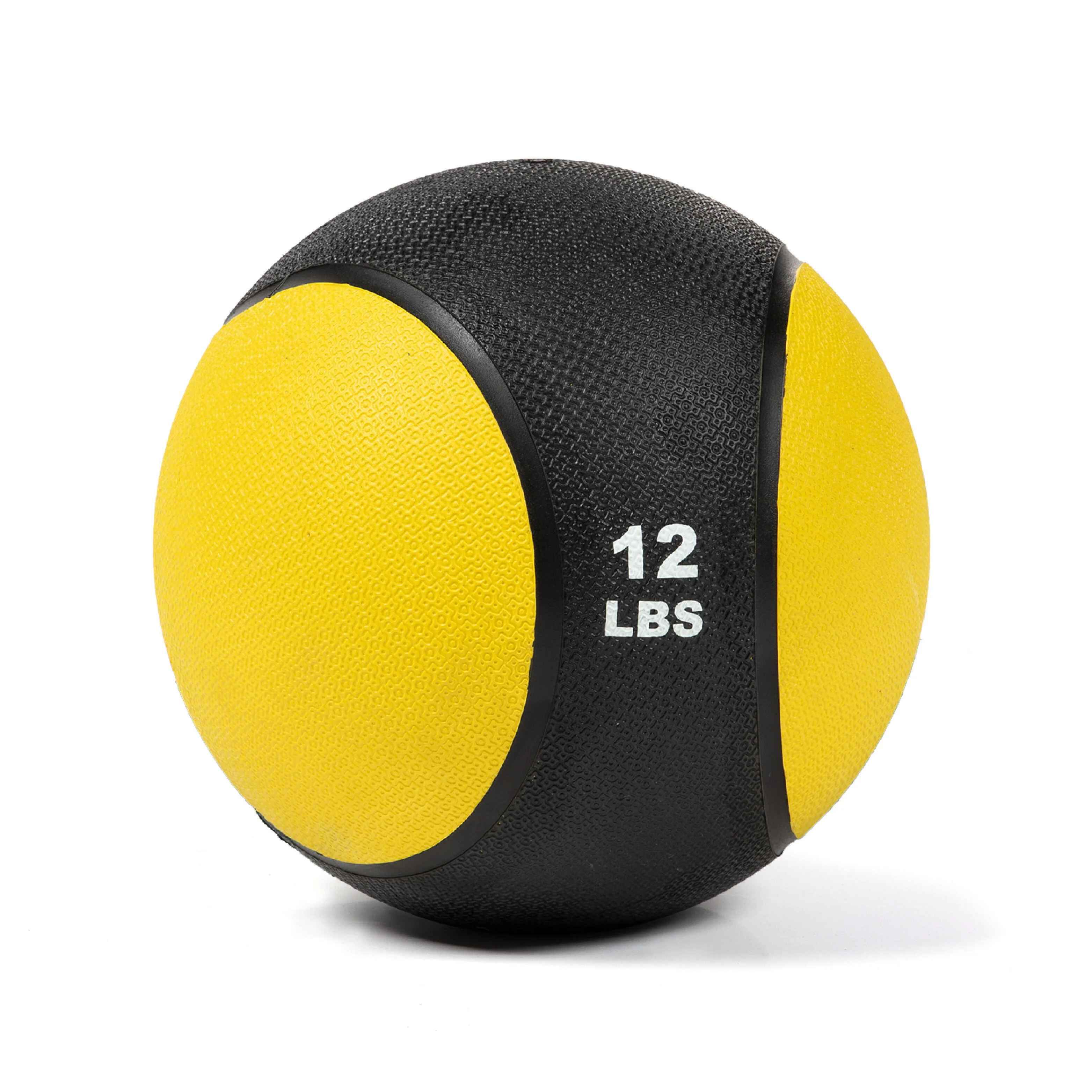 Scratch and Dent - 12lb Rubber Medicine Ball Yellow / Black - FINAL SALE - Image 11